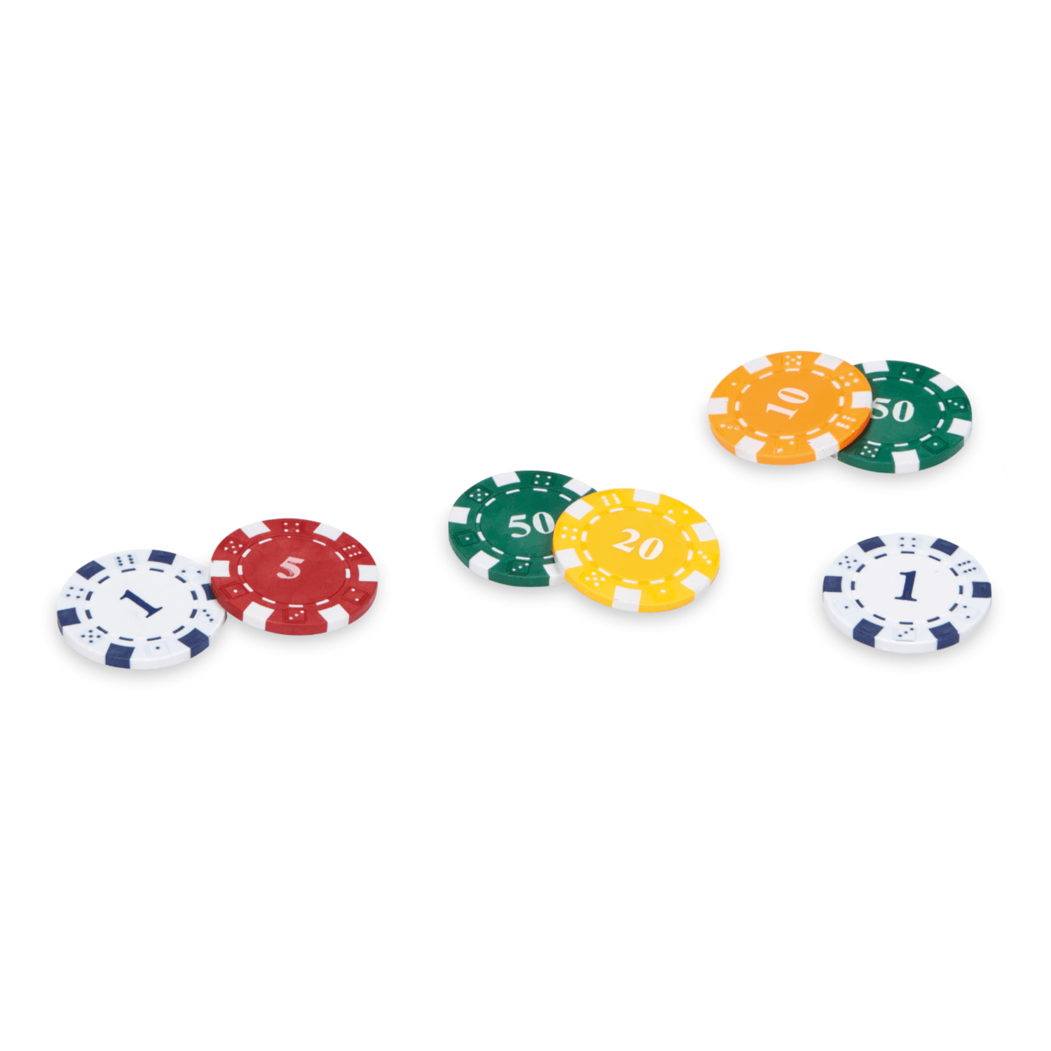 Set poker completo dal negro - 125 fiches, 2 mazzi di carte e 5 dadi inclusi - 