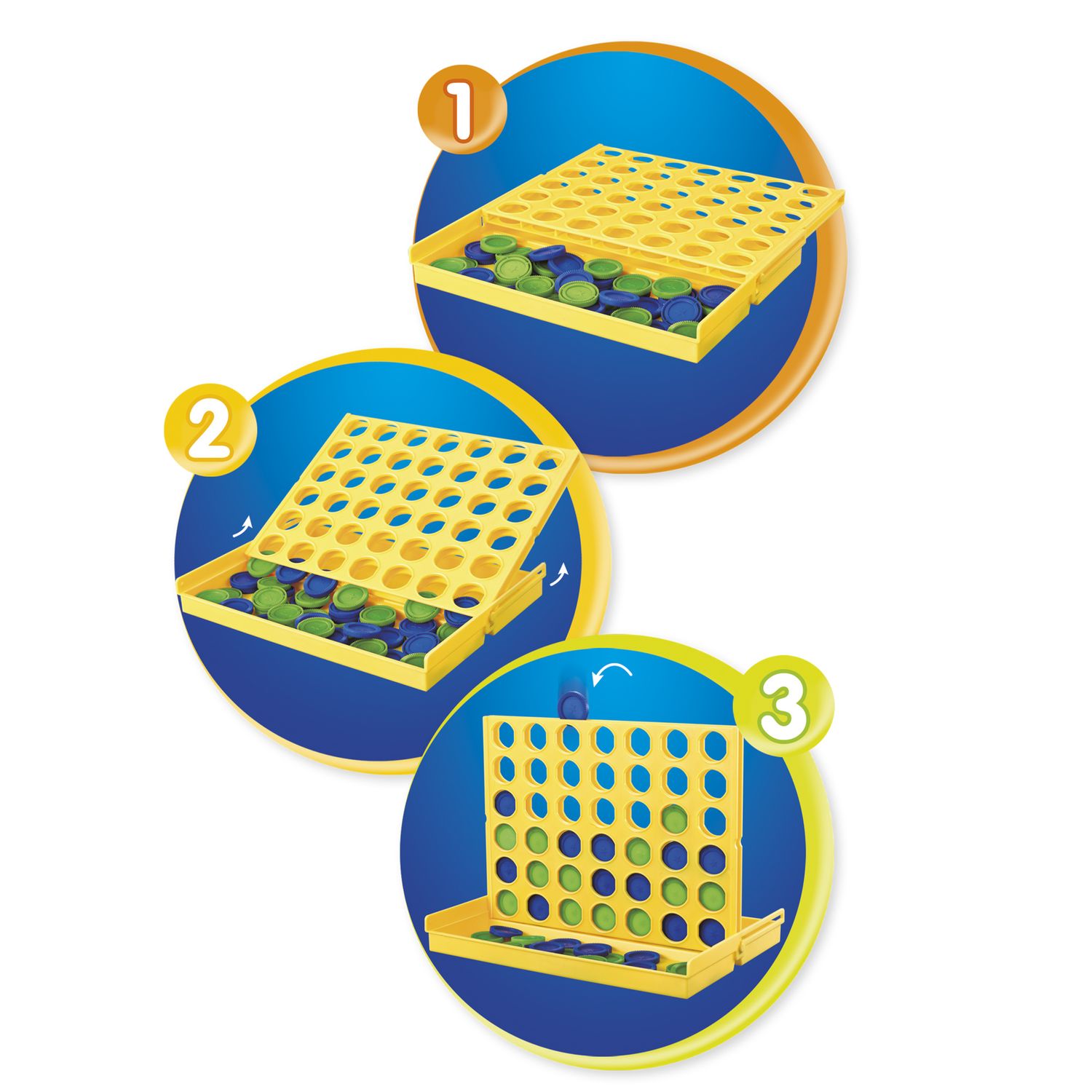 Gioco di abilità 4 in fila zig zag - sfida strategica per tutta la famiglia - ZIG ZAG