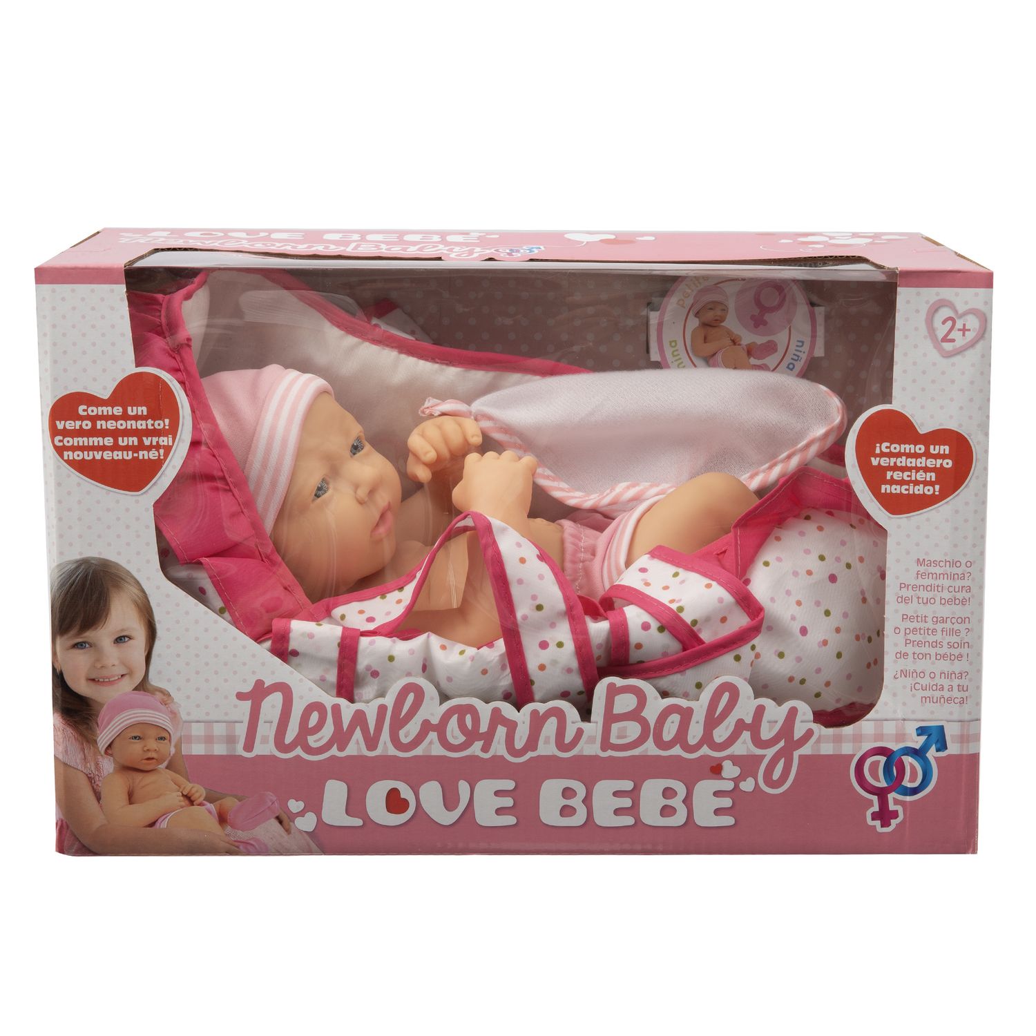 Bambola newborn baby - LOVE BEBÈ