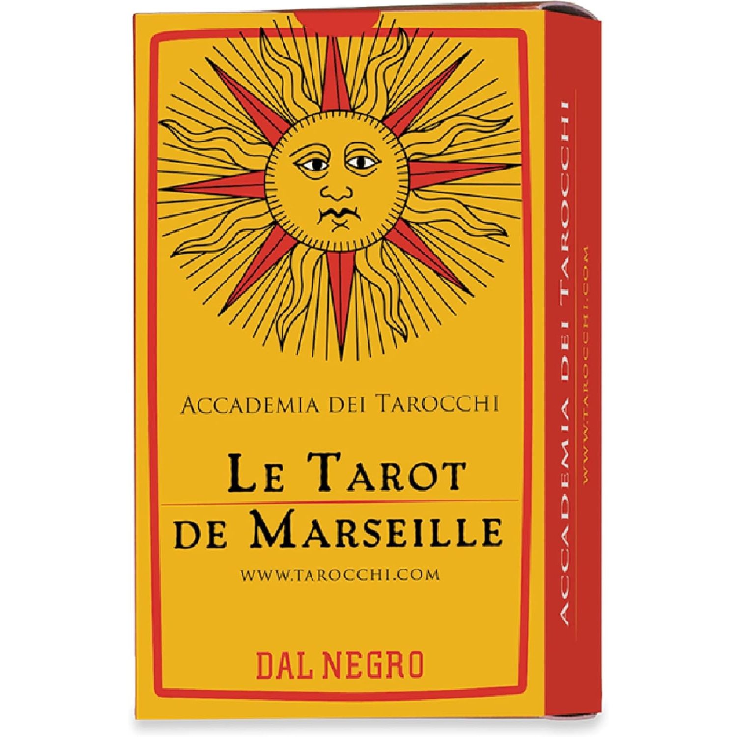 Tarocchi tradizionali dal negro - tarot de marseille di carlo bozzelli con libretto in italiano - 78 carte - 