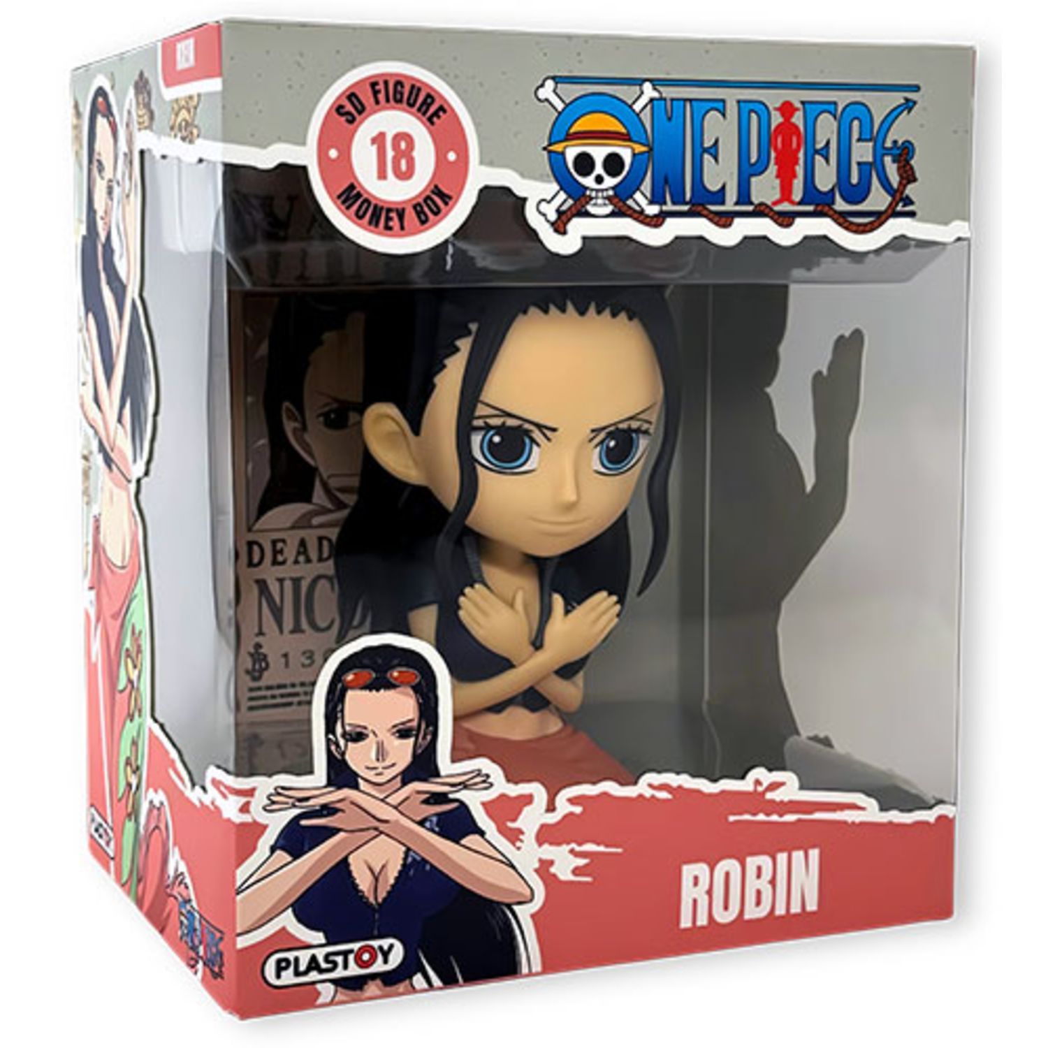 Salvadanaio one piece robin - collezione pop e colorata -design unico - ONE PIECE