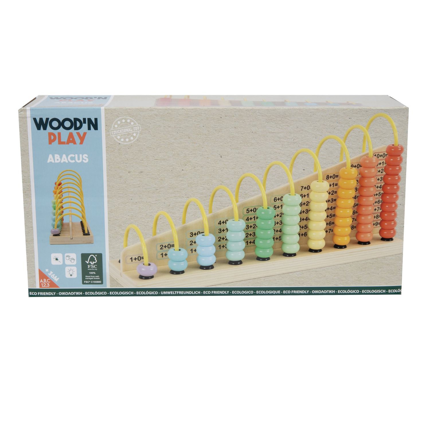 Abaco per bambini in legno - wood "n" play - WOOD 'N' PLAY