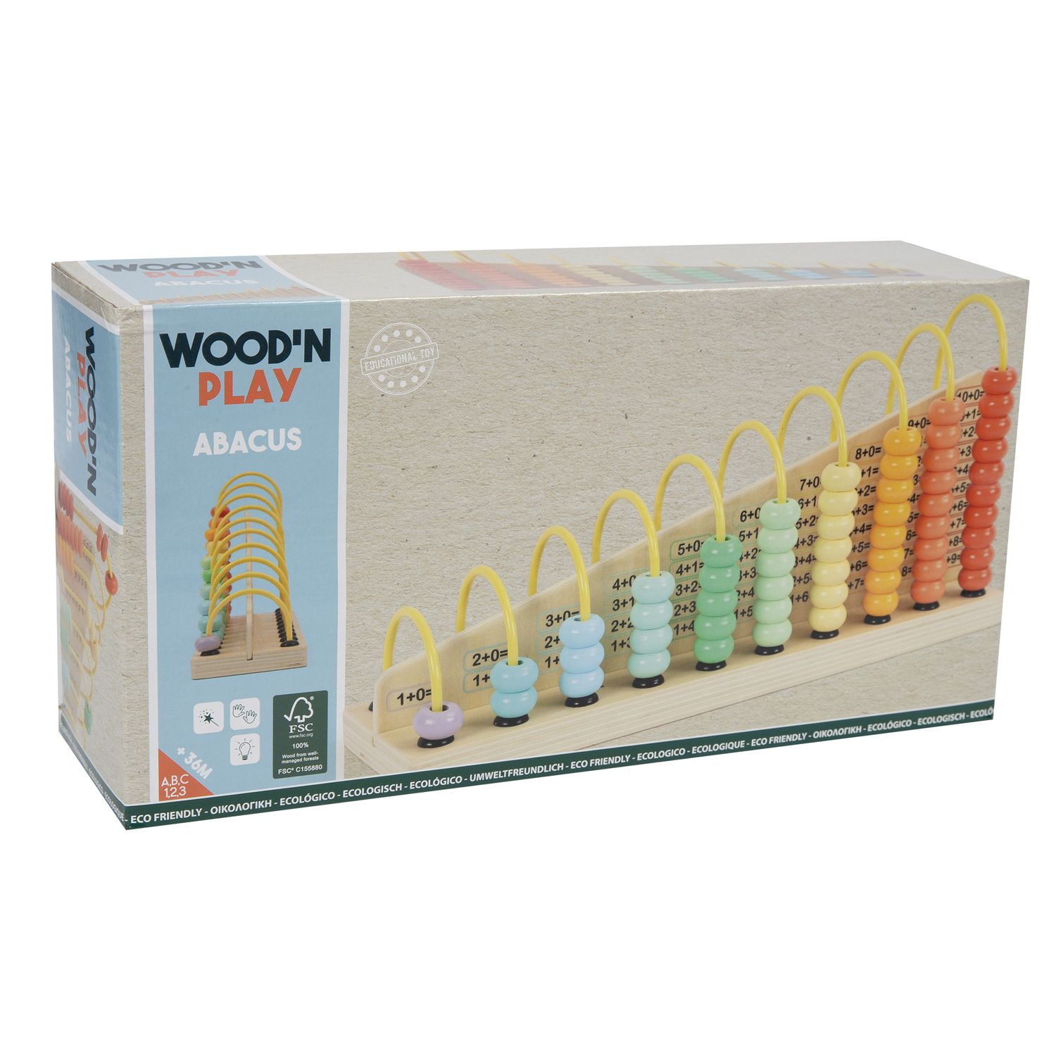 Abaco per bambini in legno - wood "n" play - WOOD 'N' PLAY