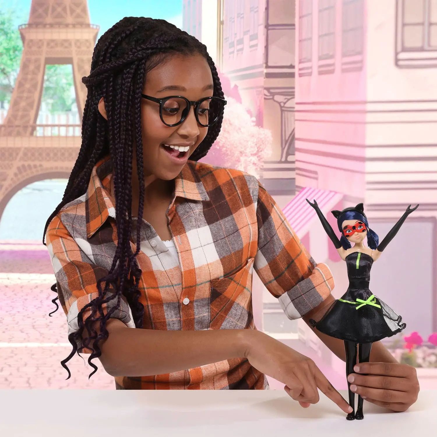 Miraculous bambola ladybug trasformazione 2 in 1 - lady noire e bugnoire - +3 anni - MIRACOLOUS, BANDAI