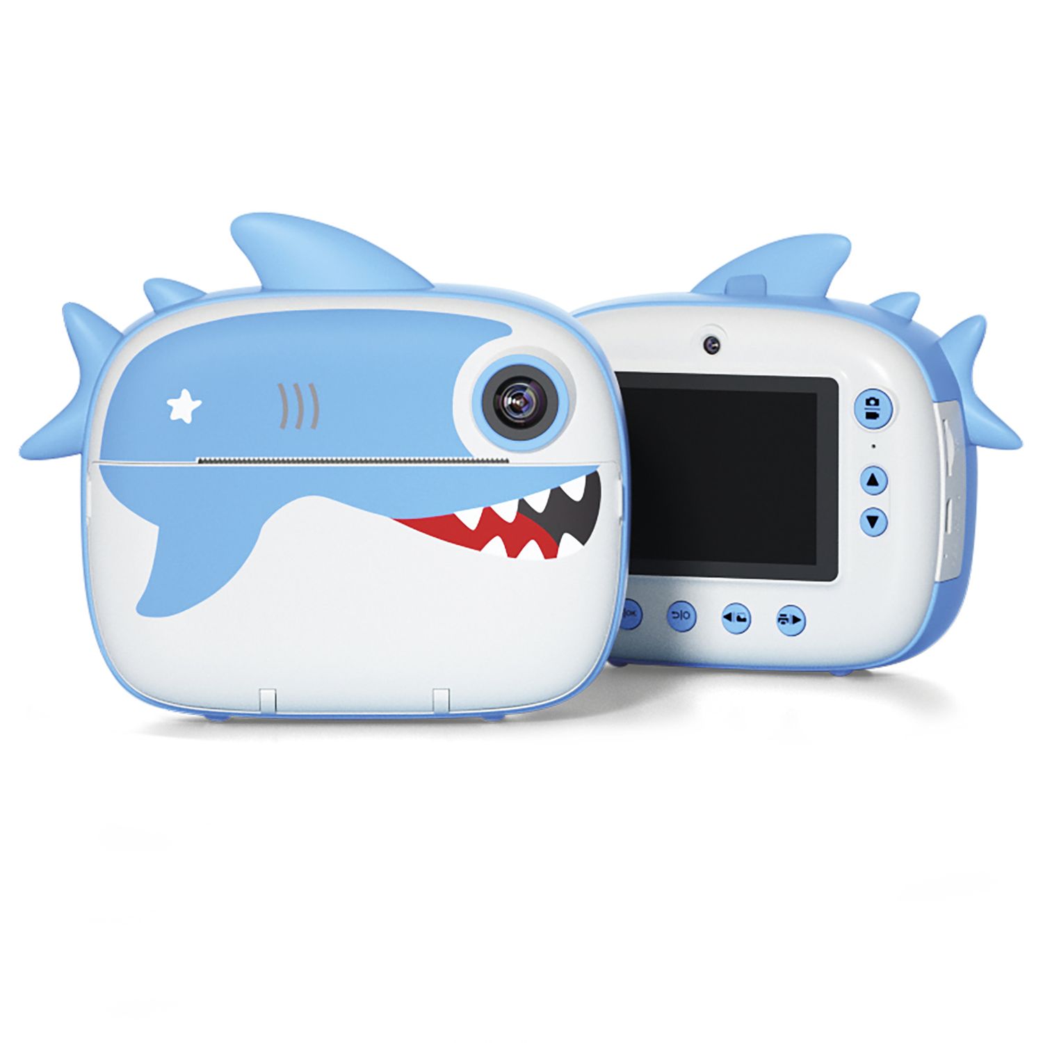 Fotocamera bambini instant kids camera - 6a+ assortita in rosa e blu -  crea mania - CREA MANIA