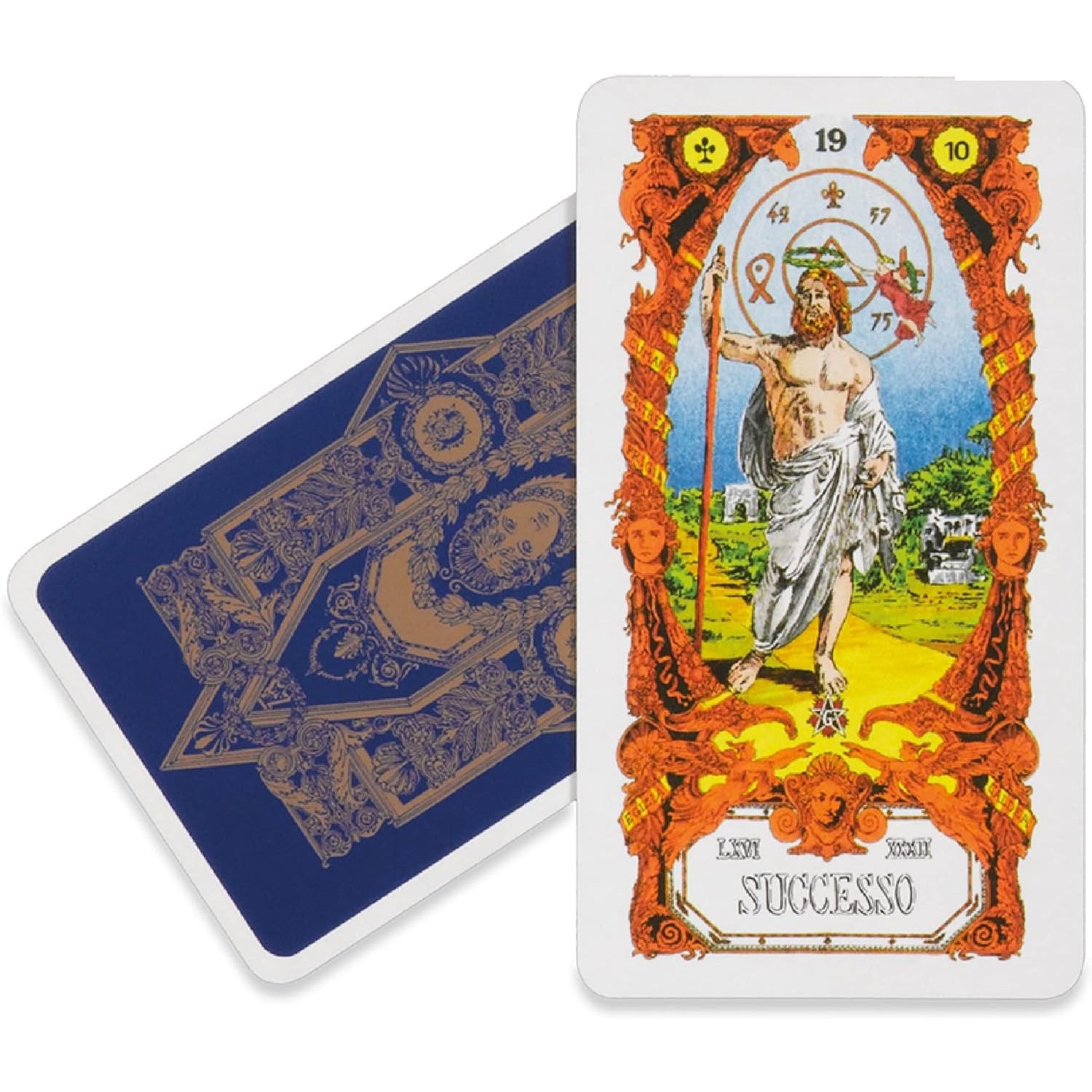 Dal negro - l'oracolo della sibilla, mazzo di tarocchi originali con libretto  - ideale per principianti e avanzati - 