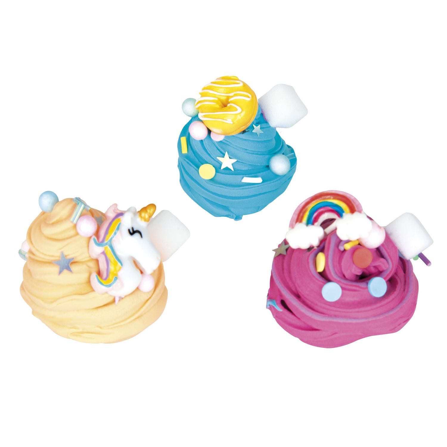Squish & mix combo - set creativo di slime e butter dough con decorazioni - crea mania - CREA MANIA, SUPERSTAR