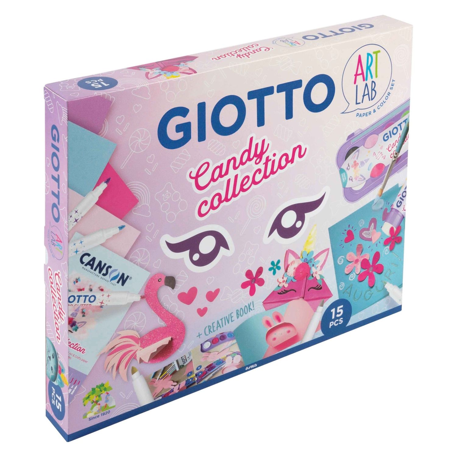 Giotto art lab candy collection - kit creativo a tema candy world - GIOTTO