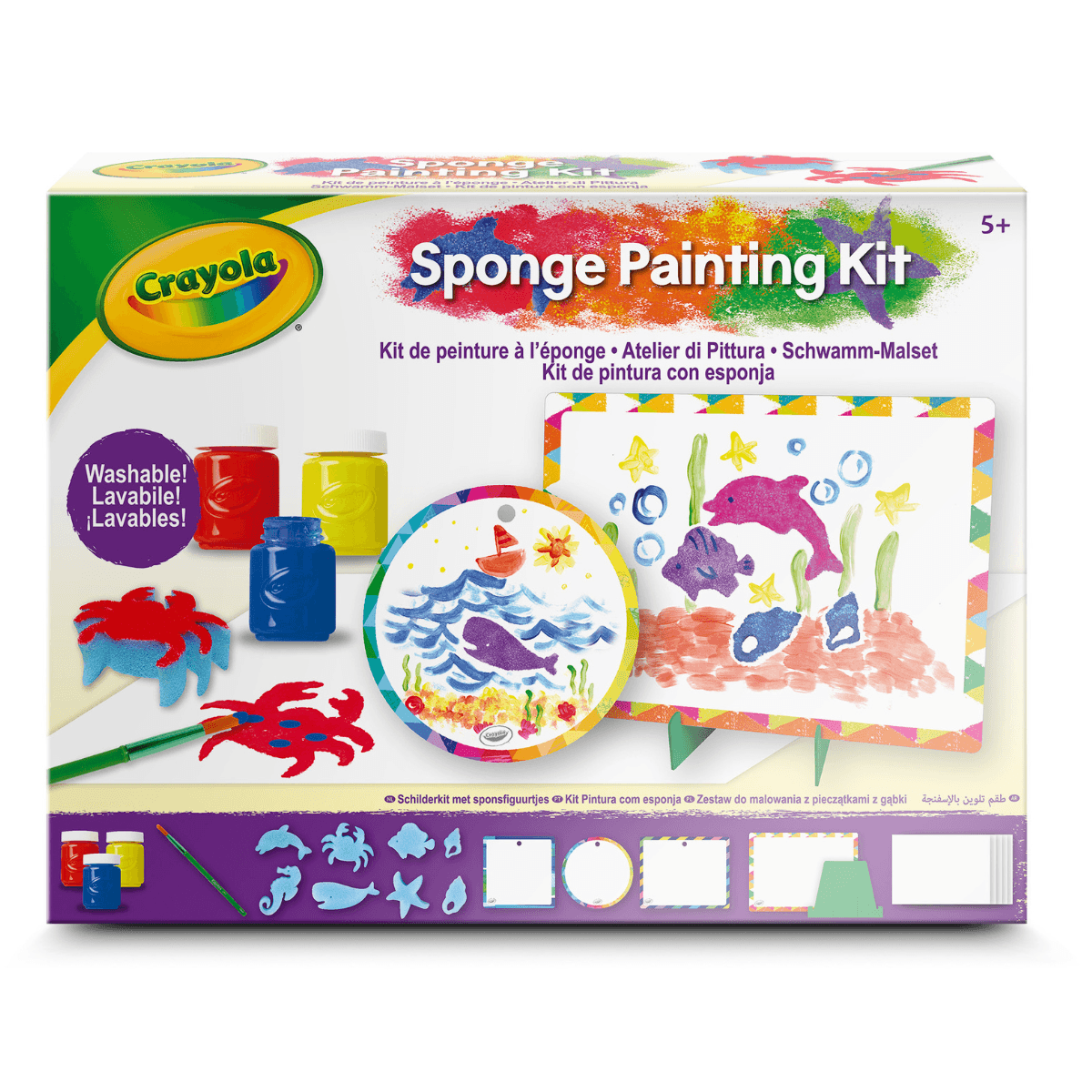 Crayola set atelier di pittura - dipingi con tempere lavabili, attività creativa per bambini - CRAYOLA