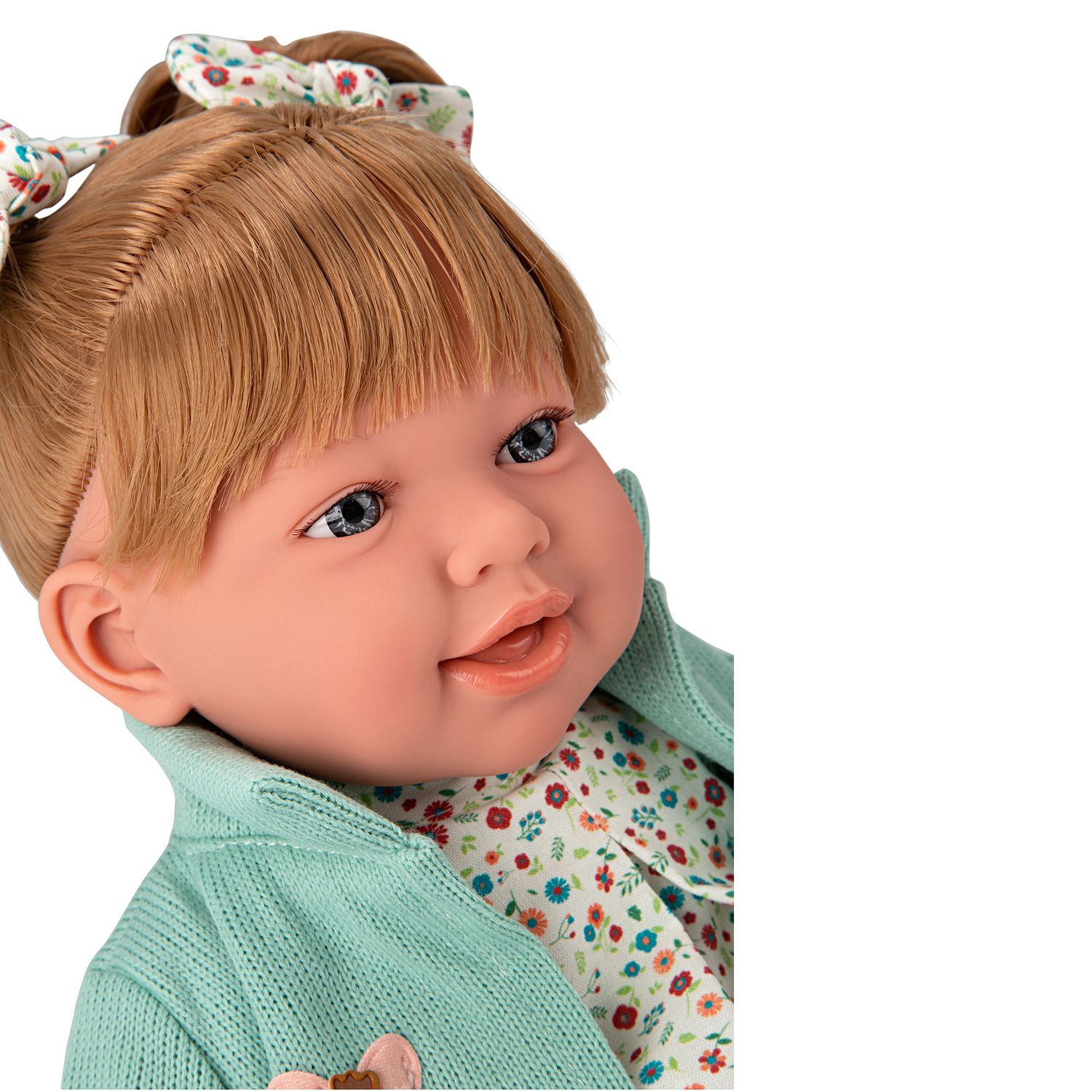 Bambola isabel - menta - 45 cm - LOVE BEBÈ