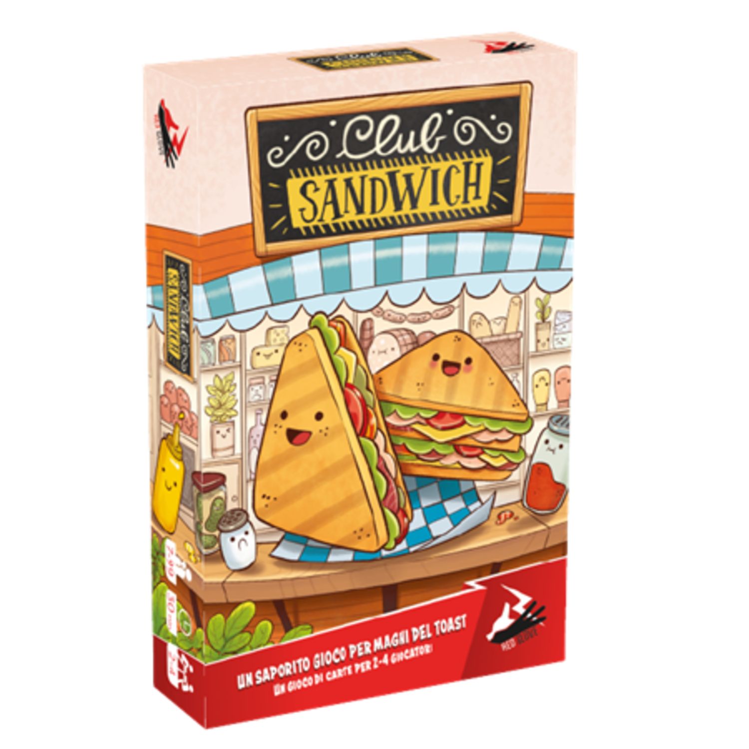 Club sandwich - gioco da tavolo - divertimento per 2-4 giocatori dai 7+ anni - 