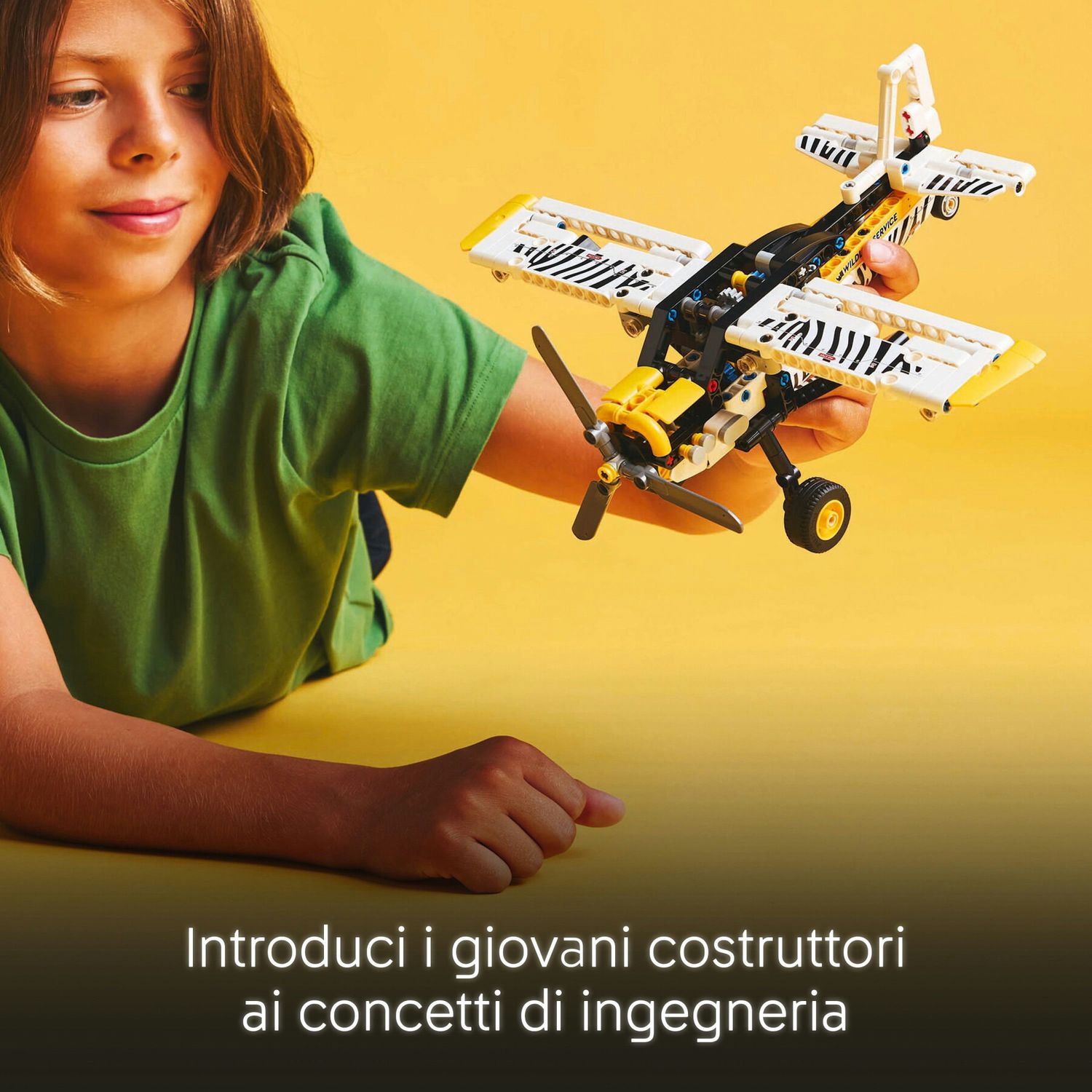 Lego technic 42198 aereo bush, aeroplano giocattolo da costruire, giochi per bambini 8+, modellino di veicolo con funzioni - LEGO TECHNIC, Lego
