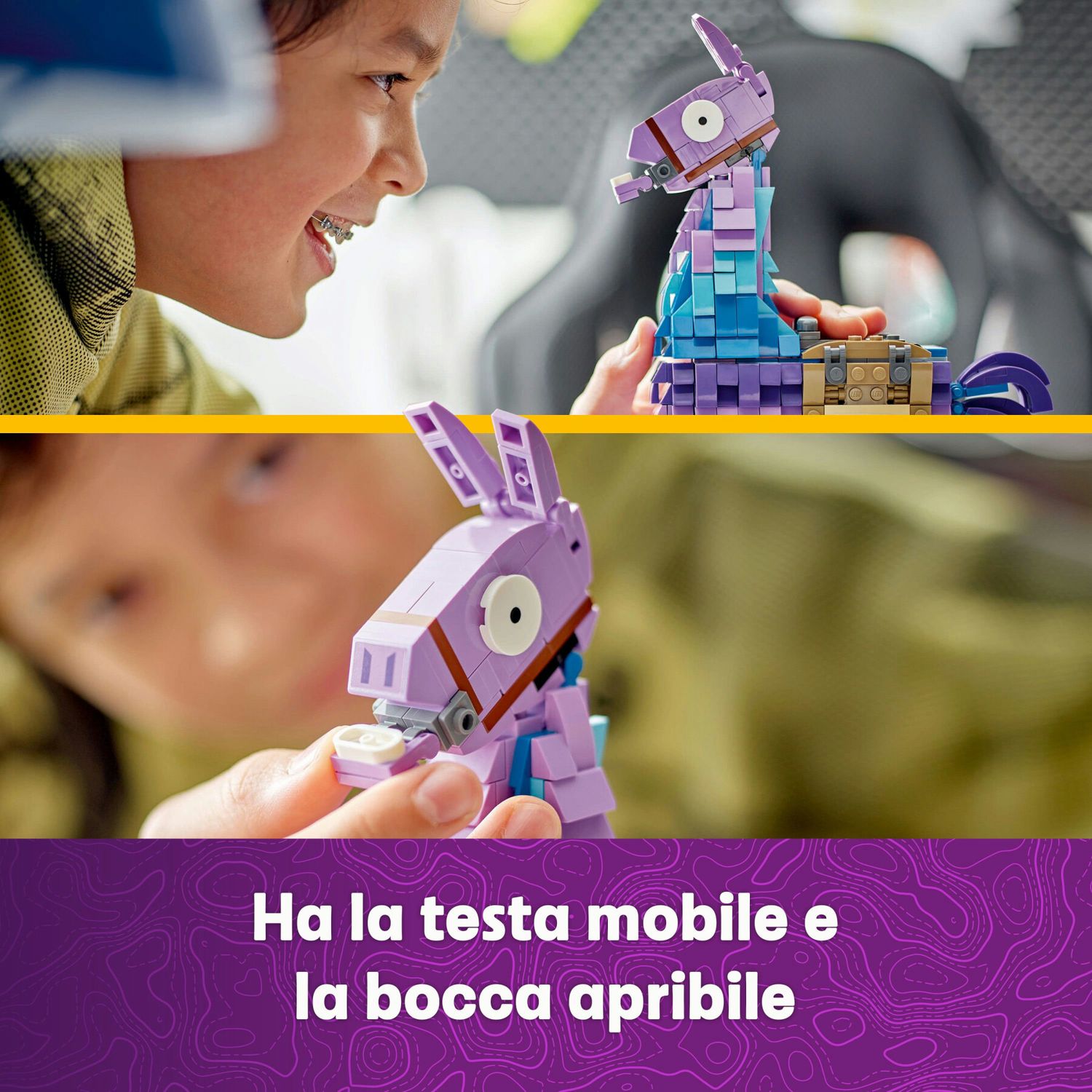 Lego fortnite 77071 lama delle scorte, personaggio giocattolo dal videogioco da collezione, gioco per bambini 12+, idea regalo - Lego