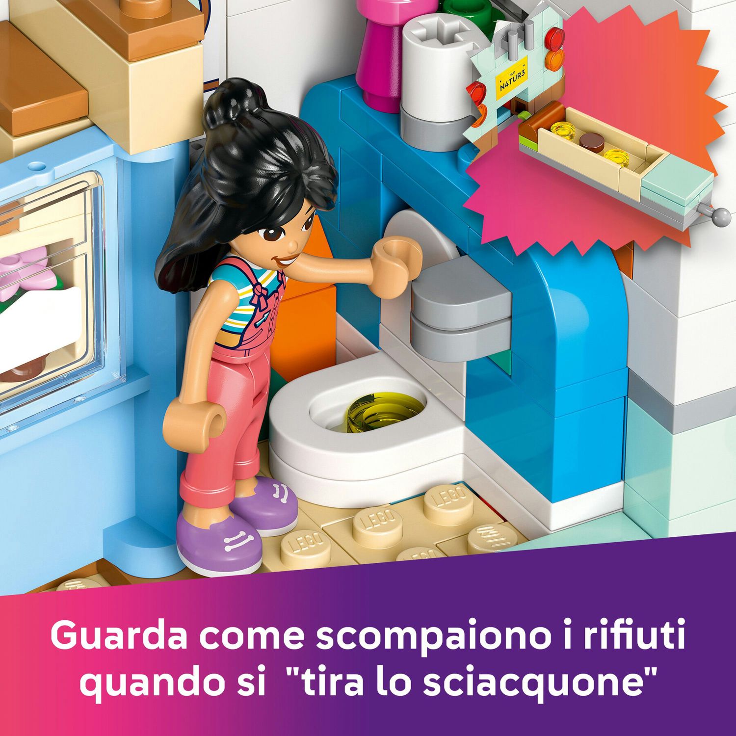 Lego friends 42663 avventura sul camper dell’amicizia, giochi di ruolo bambine 7+, personaggi, veicolo giocattolo e accessori - LEGO FRIENDS, Lego