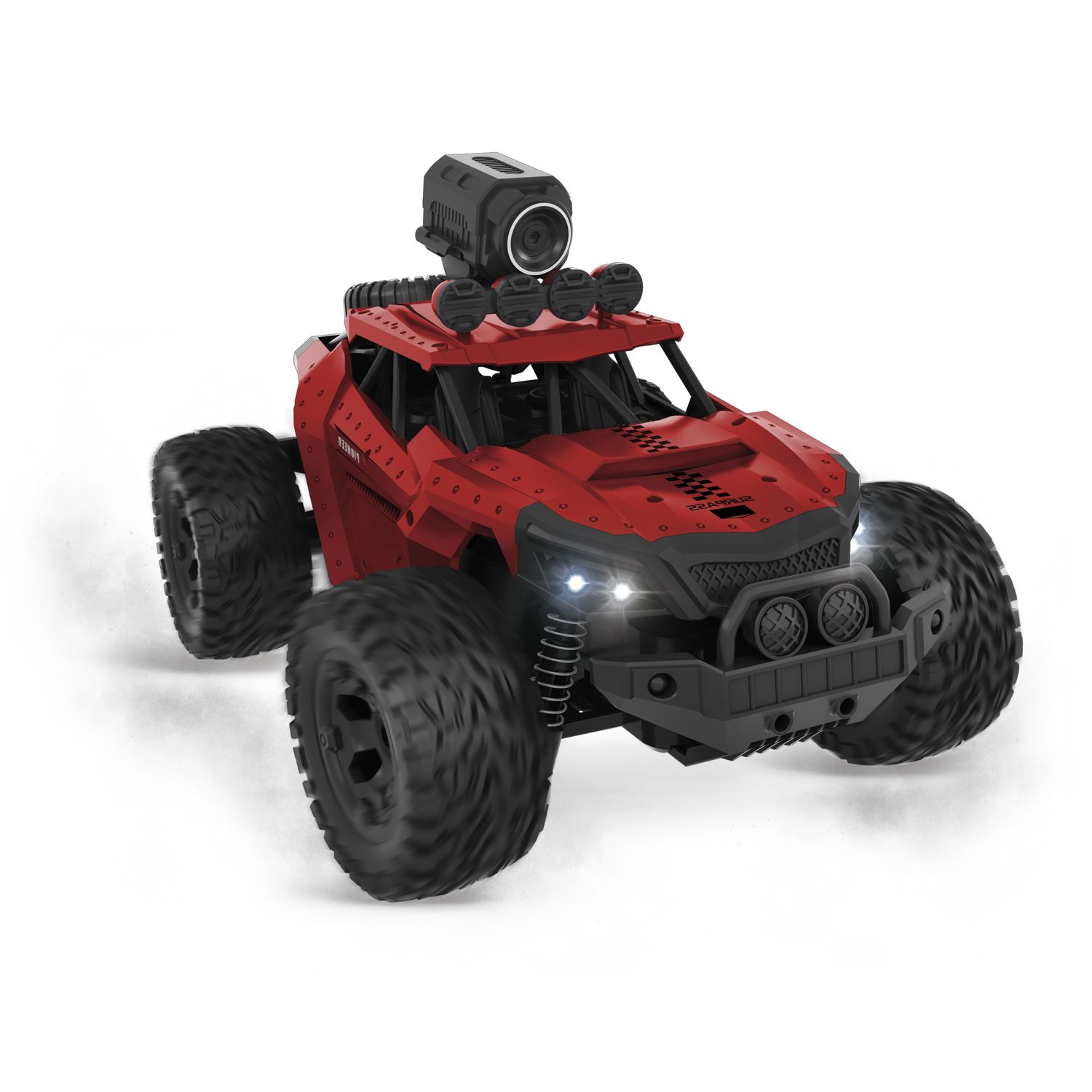 Strong pioneer – macchinina assortita rc con telecomando 2.4 ghz, telecamera hd e velocità 28 km/h - motor& co - MOTOR & CO.