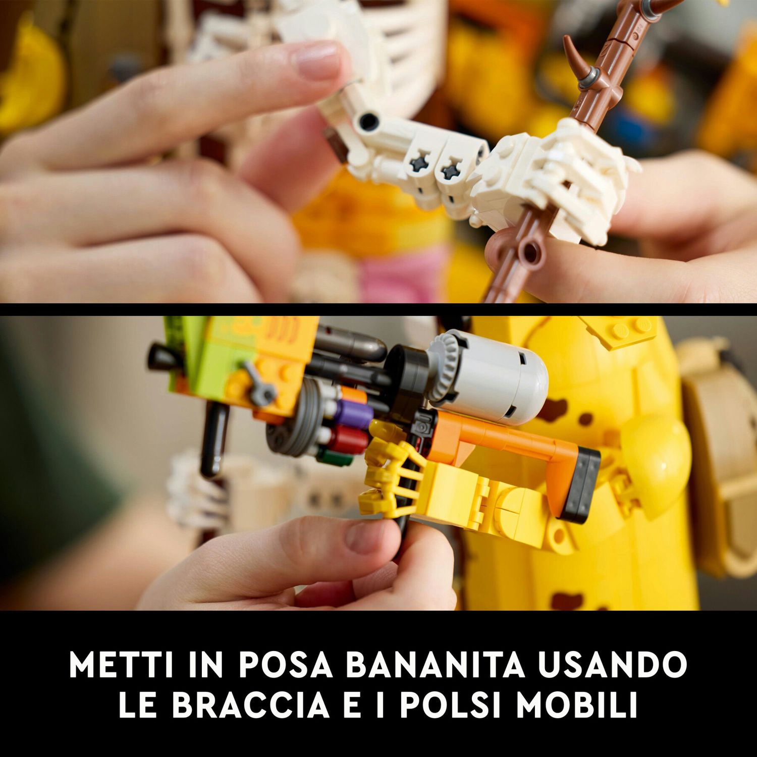 Lego fortnite 77072 bananita sbucciata, personaggio della banana per adulti da collezione, regalo creativo per uomo o donna - Lego