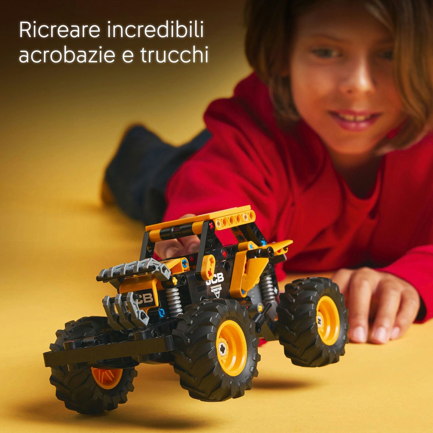 Lego technic 42199 pull-back monster jam digatron, monster truck giocattolo da costruire, giochi bambini 7+, regalo fan veicoli - LEGO TECHNIC, Lego