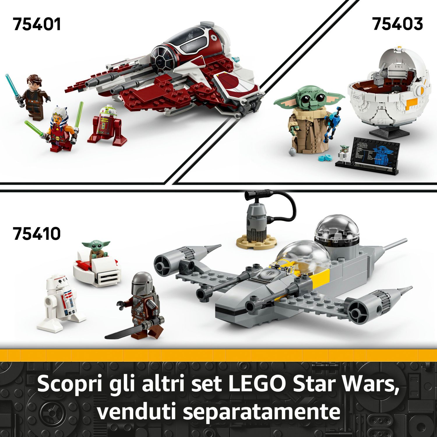 Lego star wars 75402 starfighter arc-170 con 4 minifigure e droide, regalo di compleanno, astronave giocattolo per bambini 9+ - LEGO® Star Wars™, Lego, Star Wars