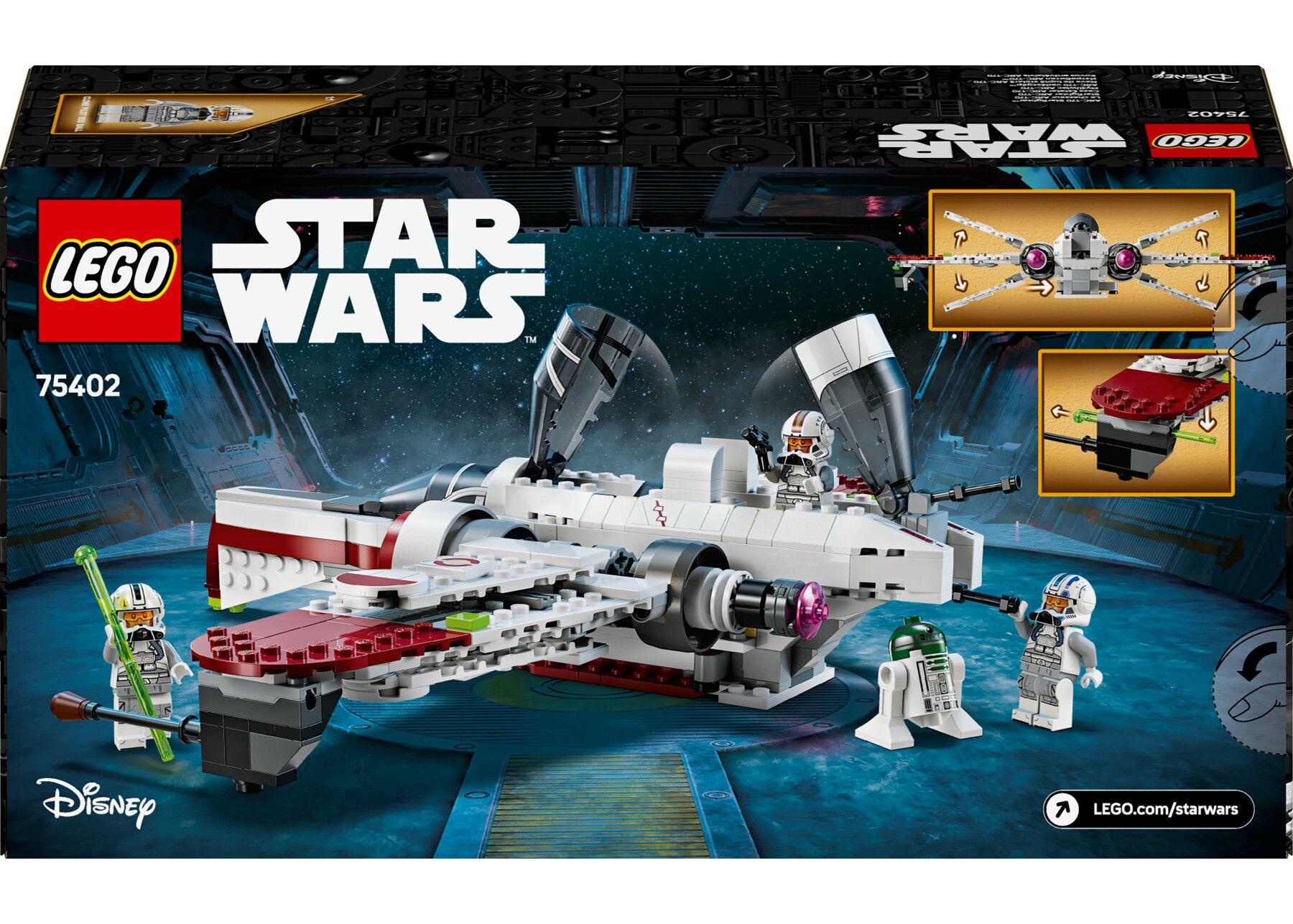 Lego star wars 75402 starfighter arc-170 con 4 minifigure e droide, regalo di compleanno, astronave giocattolo per bambini 9+ - LEGO® Star Wars™, Lego, Star Wars