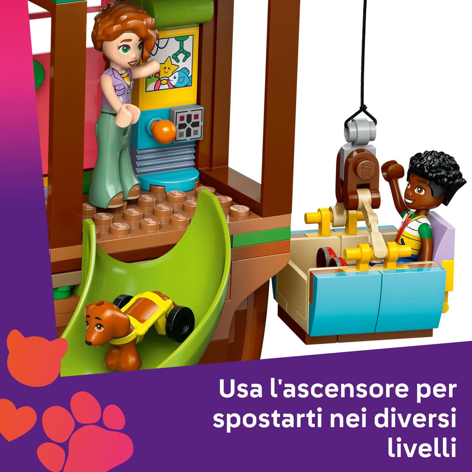 Lego friends 42652 casa sull’albero dell’amicizia, giochi per abilità sociali per bambine 8+, animali giocattolo e personaggi - LEGO FRIENDS, Lego
