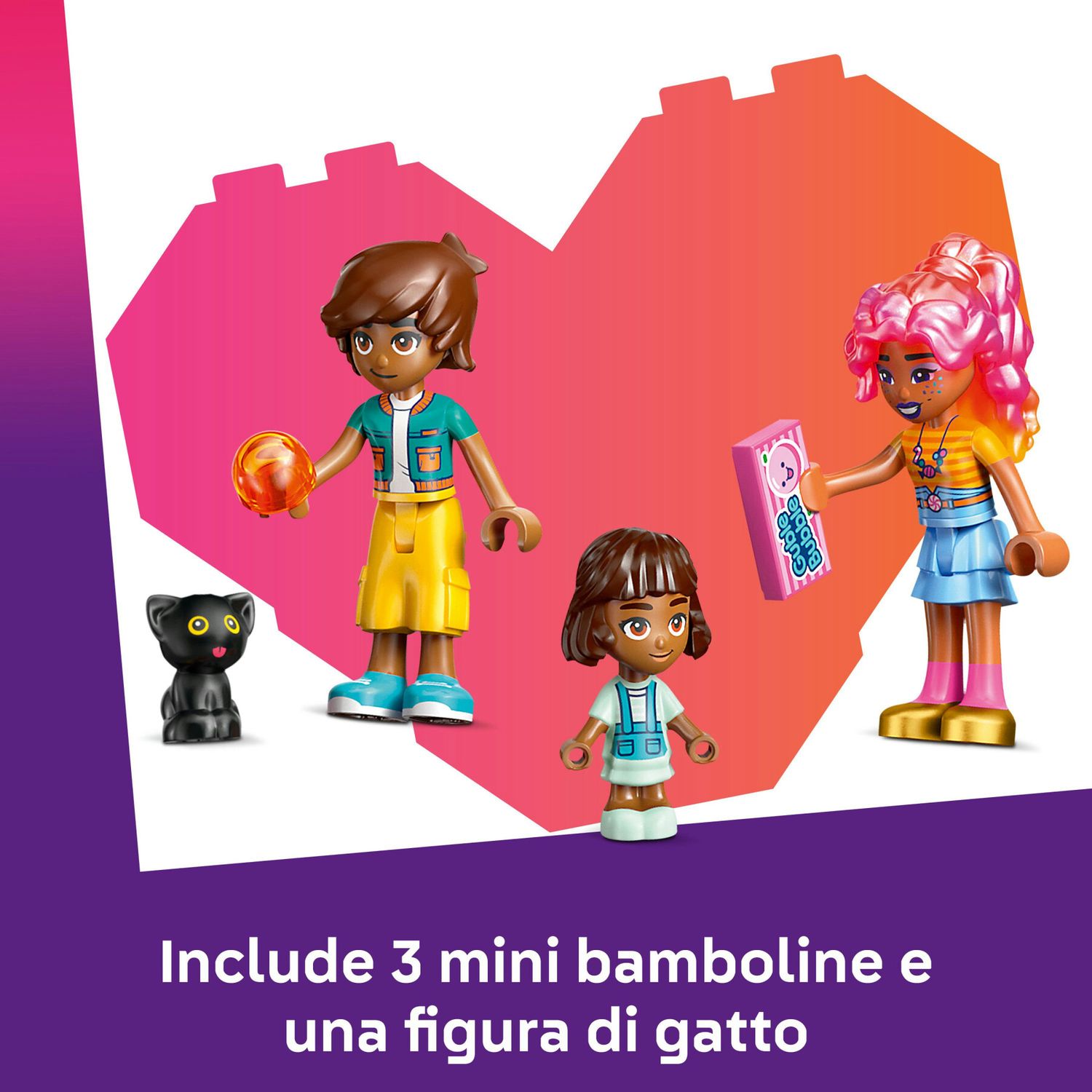 Lego friends 42649 negozio di dolciumi di heartlake city, giochi per sviluppo abilità sociali per bambine 6+, idea regalo - LEGO FRIENDS, Lego