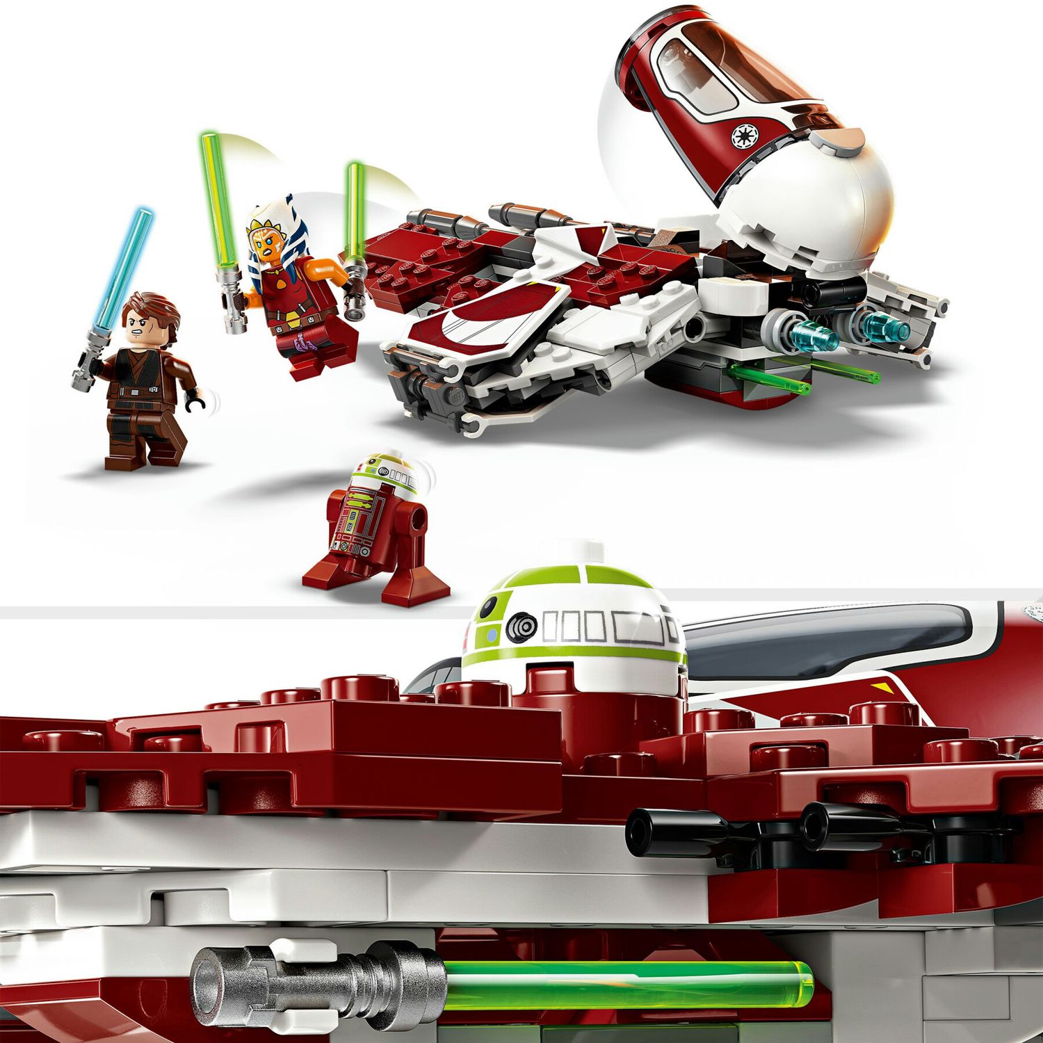 Lego star wars 75401 jedi interceptor di ahsoka con minifigure di anakin skywalker e droide, starfighter giocattolo bambini 8+ - LEGO® Star Wars™, Lego, Star Wars