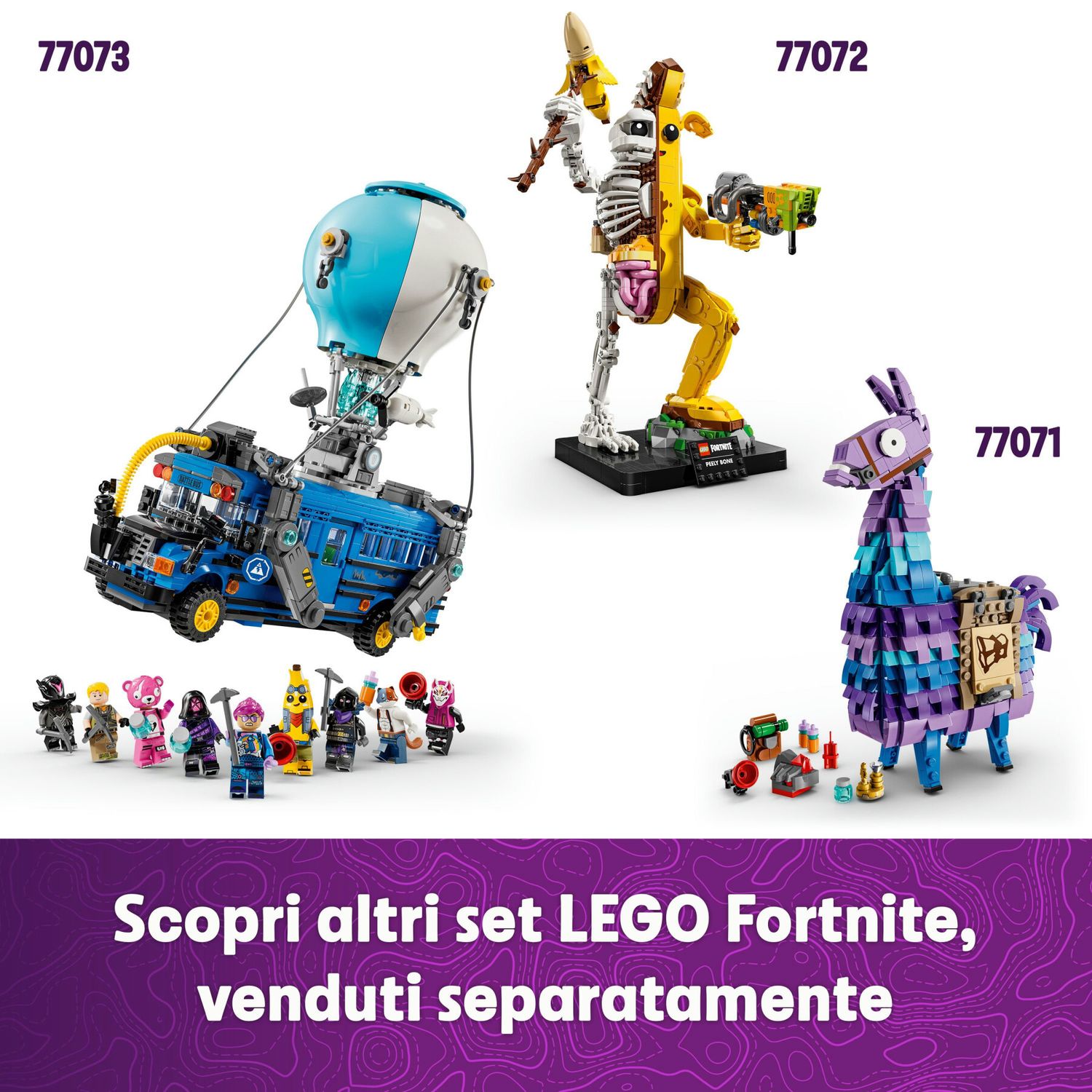 Lego fortnite 77071 lama delle scorte, personaggio giocattolo dal videogioco da collezione, gioco per bambini 12+, idea regalo - Lego