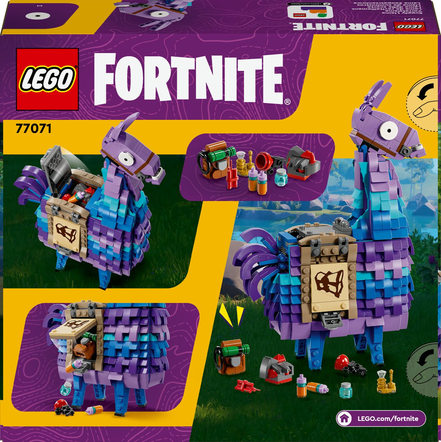Lego fortnite 77071 lama delle scorte, personaggio giocattolo dal videogioco da collezione, gioco per bambini 12+, idea regalo - Lego