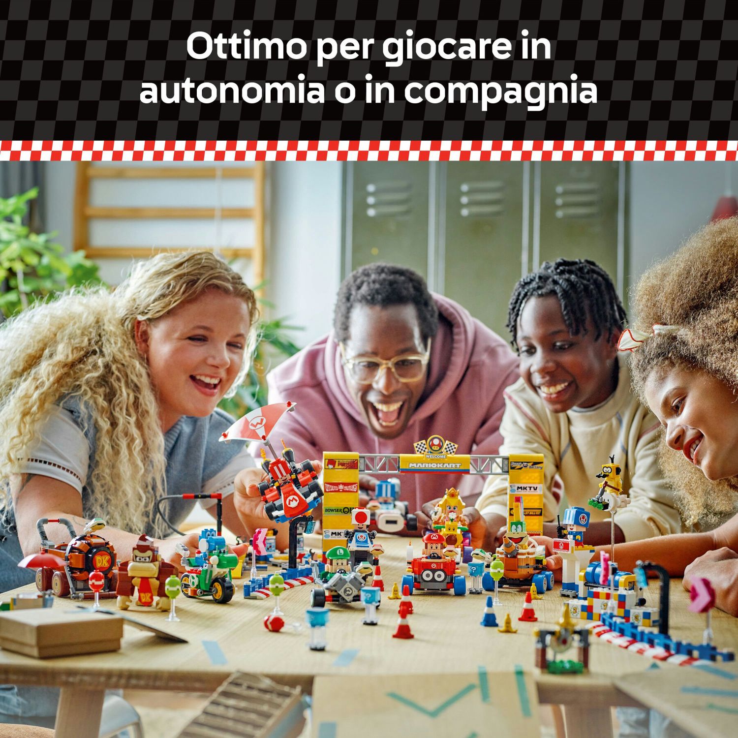 Lego super mario 72031 mario kart : moto yoshi, giocattolo interattivo, giochi per bambini 7+, regalo nintendo da collezione - LEGO® Super Mario™, Lego