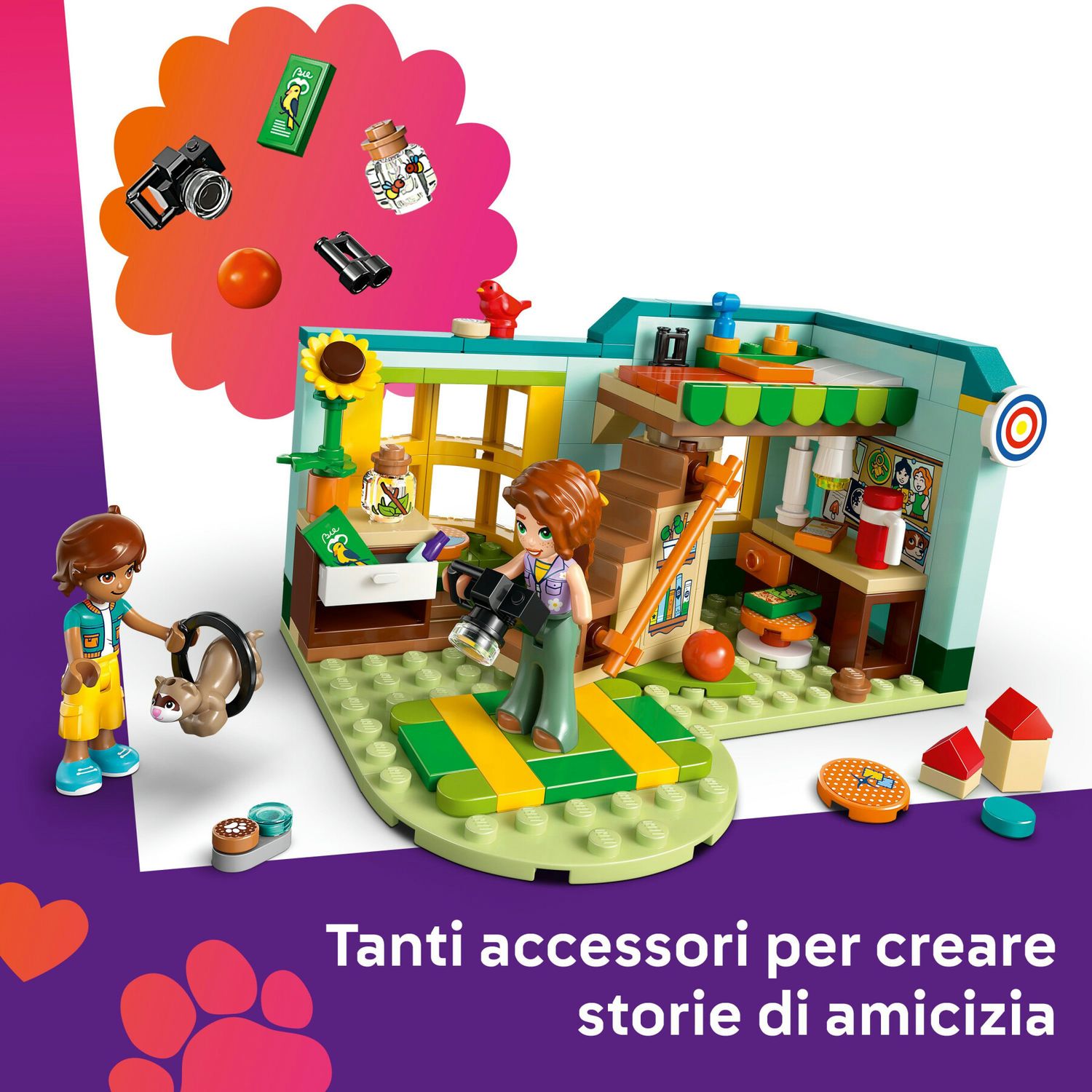 Lego friends 42646 la camera di autumn, giochi creativi per lo sviluppo abilità sociali delle bambine 6+ amanti della natura - LEGO FRIENDS, Lego