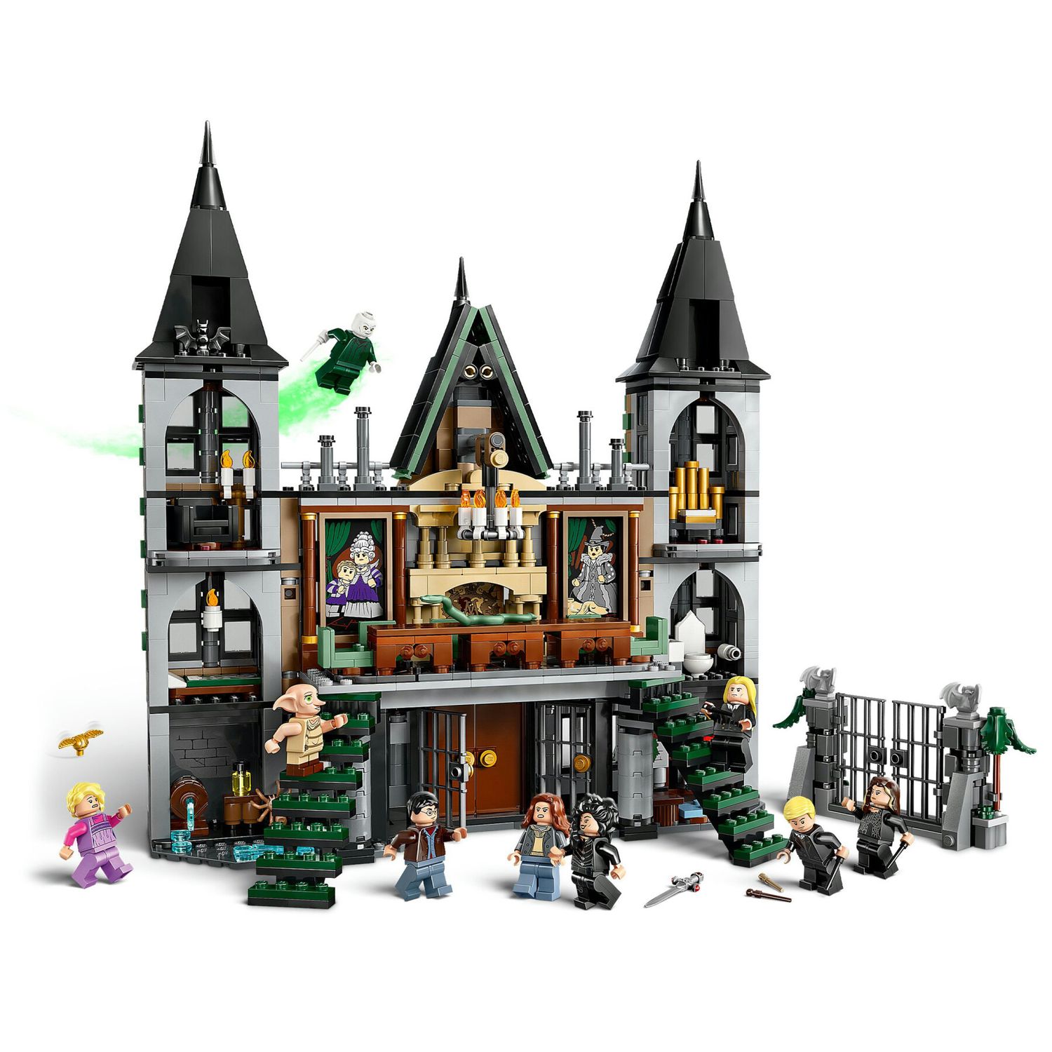 Lego harry potter 76453 villa malfoy, giochi bambini 10+, casa giocattolo con stanze, funzioni e 9 personaggi, idea regalo - LEGO® Harry Potter™, Lego
