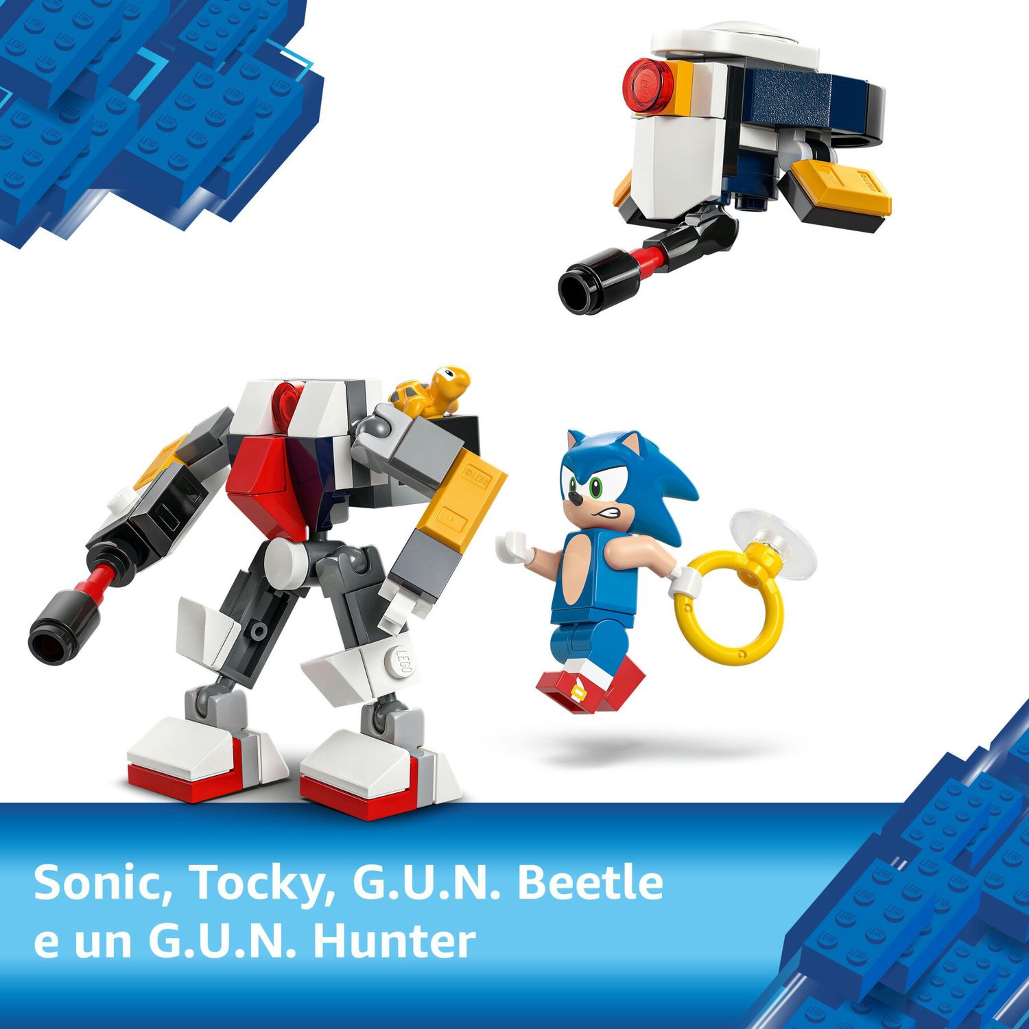 Lego sonic 77001 duello al falò di sonic, giochi per bambini e bambine 7+ con personaggi del videogioco, idea regalo per gamer - Sonic, Lego