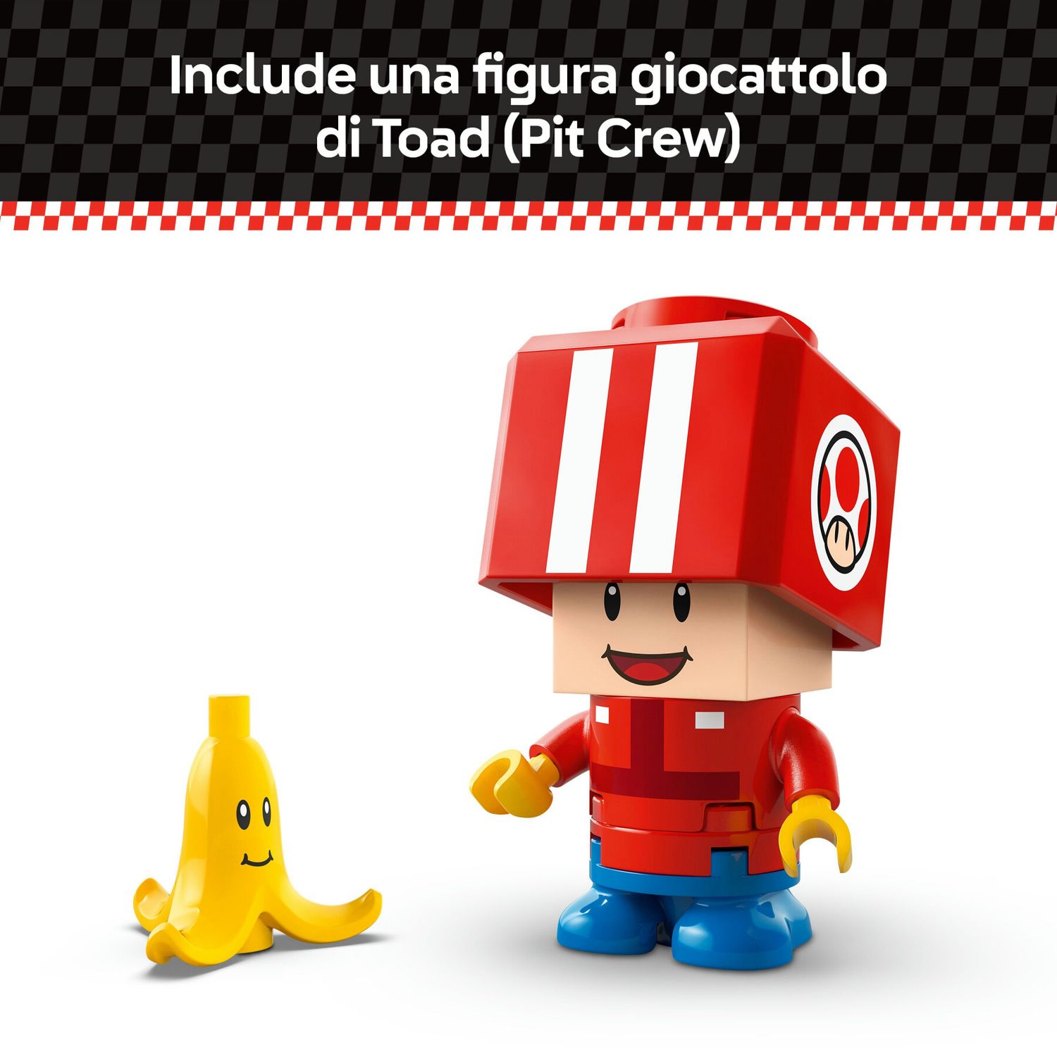 Lego super mario 72032 mario kart : kart standard, macchina giocattolo con toad, giochi per bambini 7+ nintendo da collezione - LEGO® Super Mario™, Super Mario, Lego