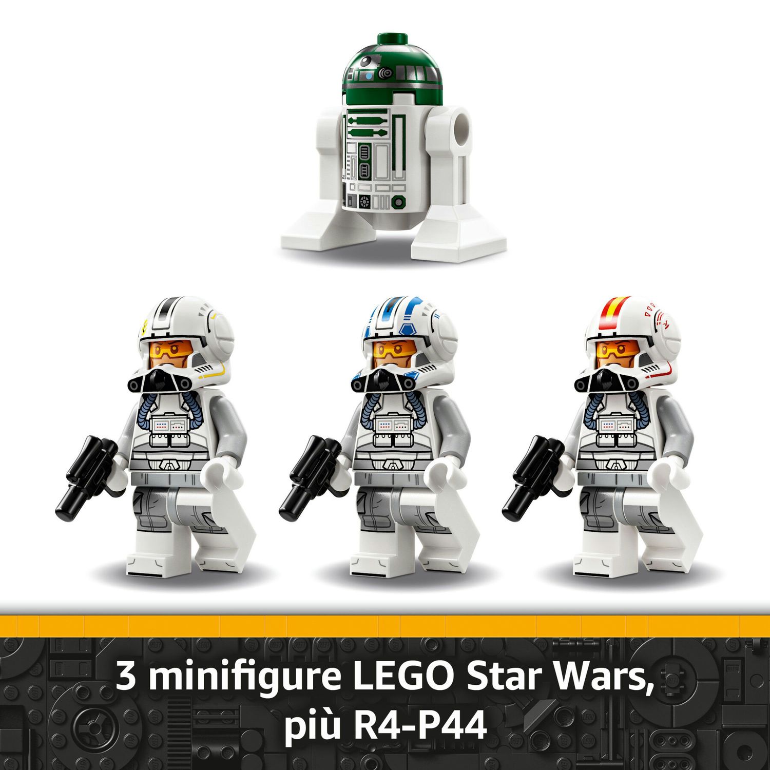 Lego star wars 75402 starfighter arc-170 con 4 minifigure e droide, regalo di compleanno, astronave giocattolo per bambini 9+ - LEGO® Star Wars™, Lego, Star Wars