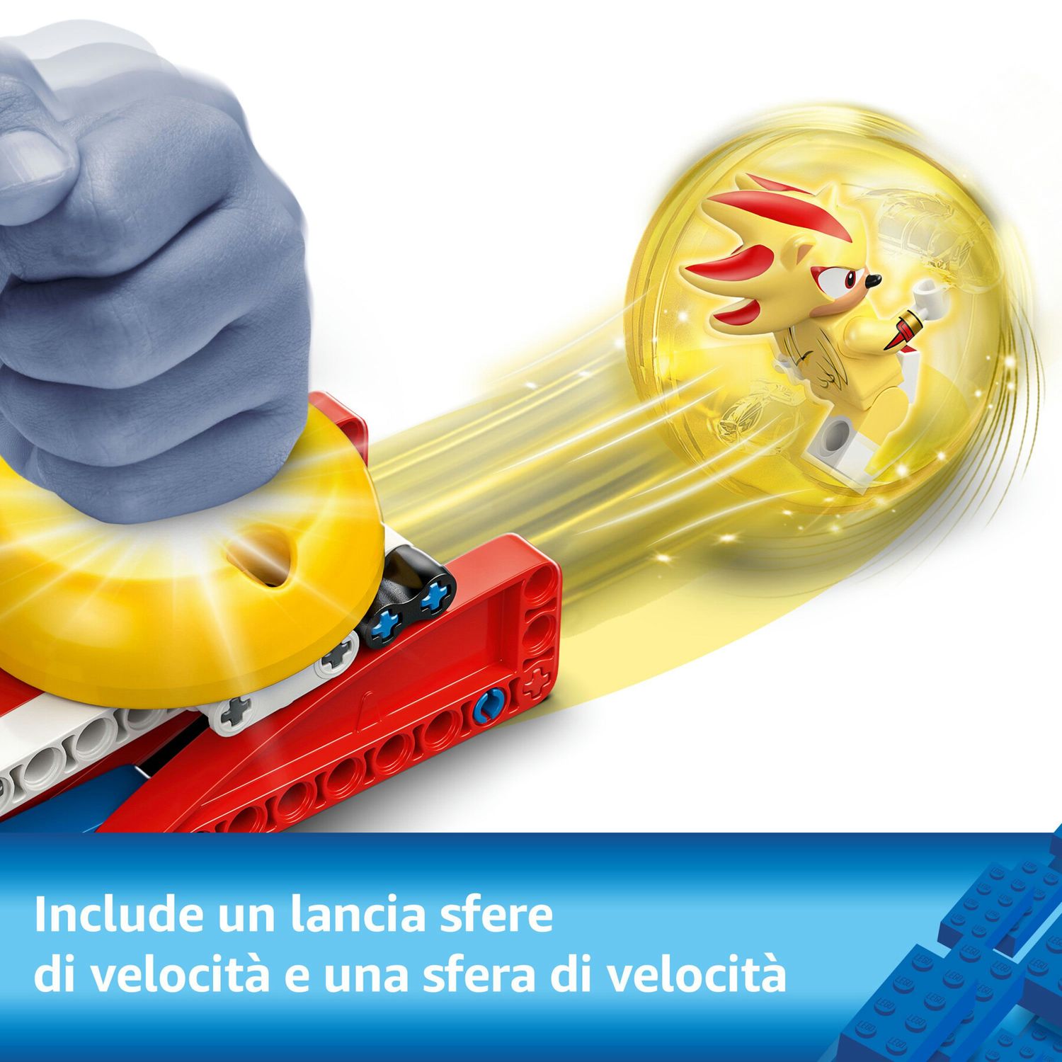 Lego sonic 77003 super shadow vs. biolizard, giochi d'azione per bambini 9+, personaggi e robot giocattolo, regalo per gamer - Sonic, Lego