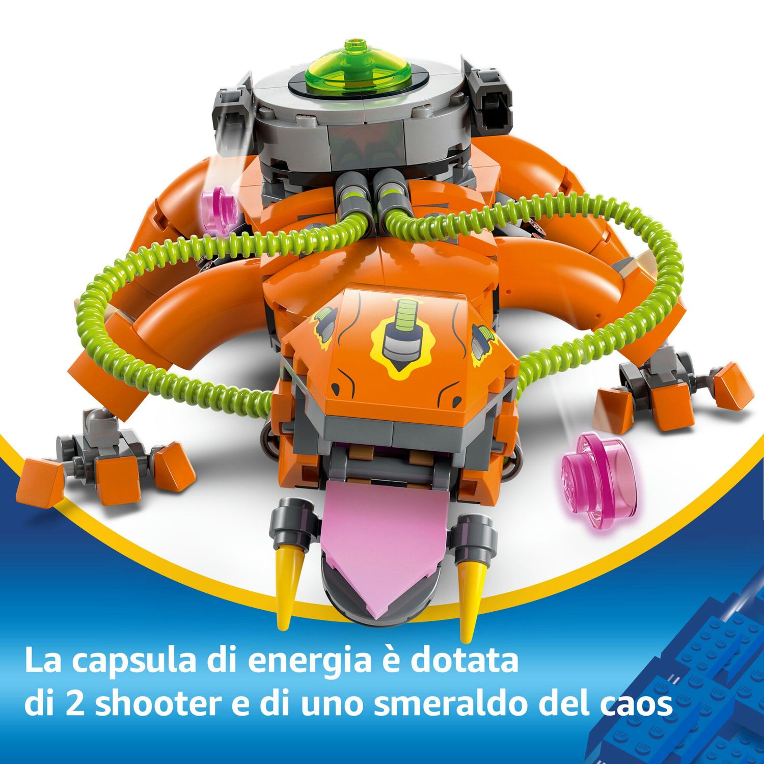 Lego sonic 77003 super shadow vs. biolizard, giochi d'azione per bambini 9+, personaggi e robot giocattolo, regalo per gamer - Sonic, Lego