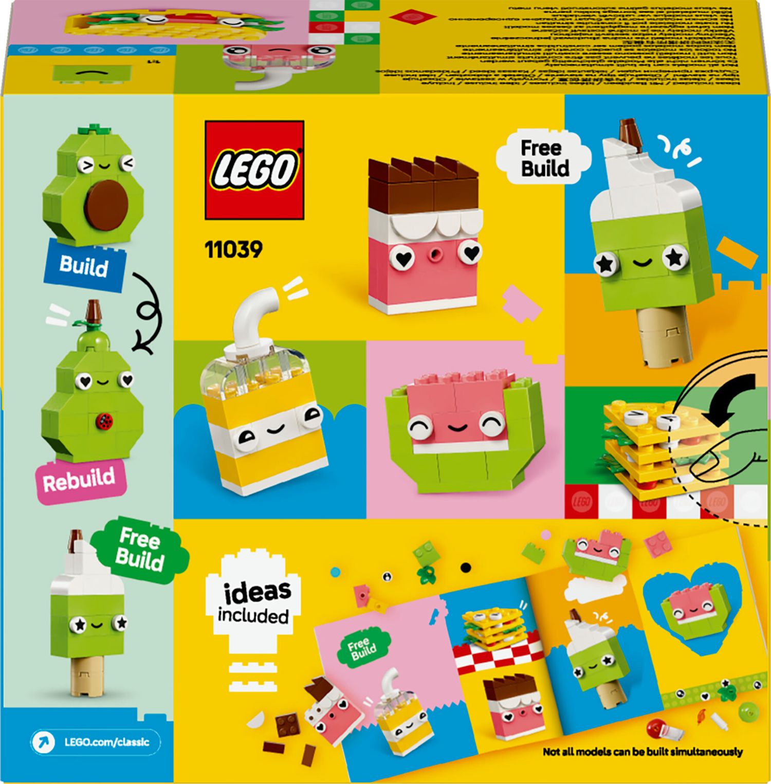 Lego classic 11039 alimenti creativi - Lego