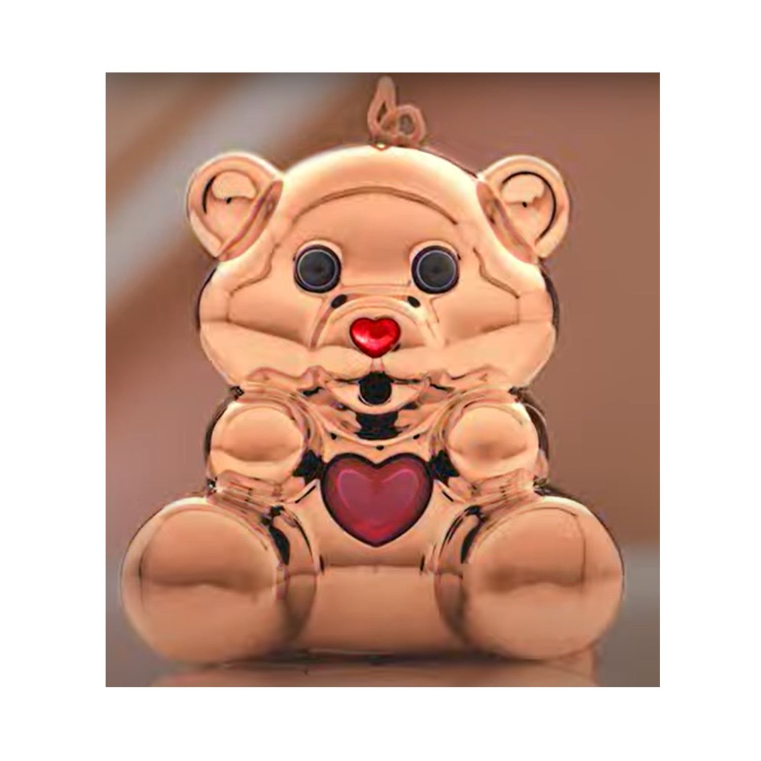 Coccolotti oh my gold: gli orsetti metal con funzione registrazione - portachiavi interattivo da portare sempre con te - assortito - 3+ - regalo perfetto per bambini e adulti - per donna, uomo - 