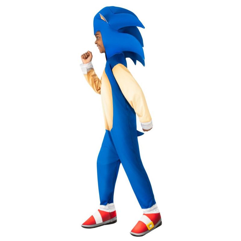 Costume sonic classic per bambini - licenza ufficiale, morbido e confortevole disponibile in diverse taglie - Sonic