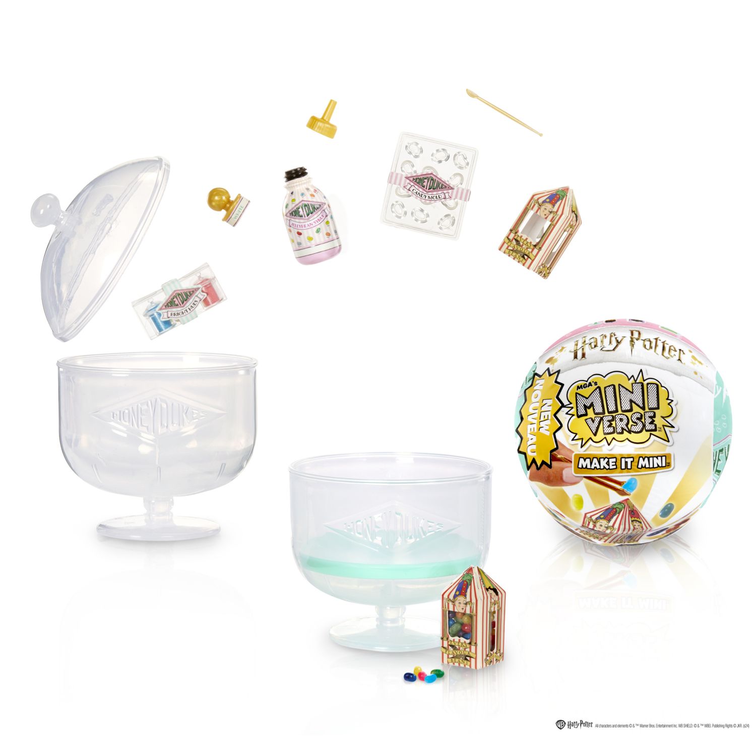 Mga's miniverse make it mini honeydukes - harry potter mini collectibles, confezione sorpresa fai da te, gioco in resina, repliche di alimenti - MINIVERSE MGA