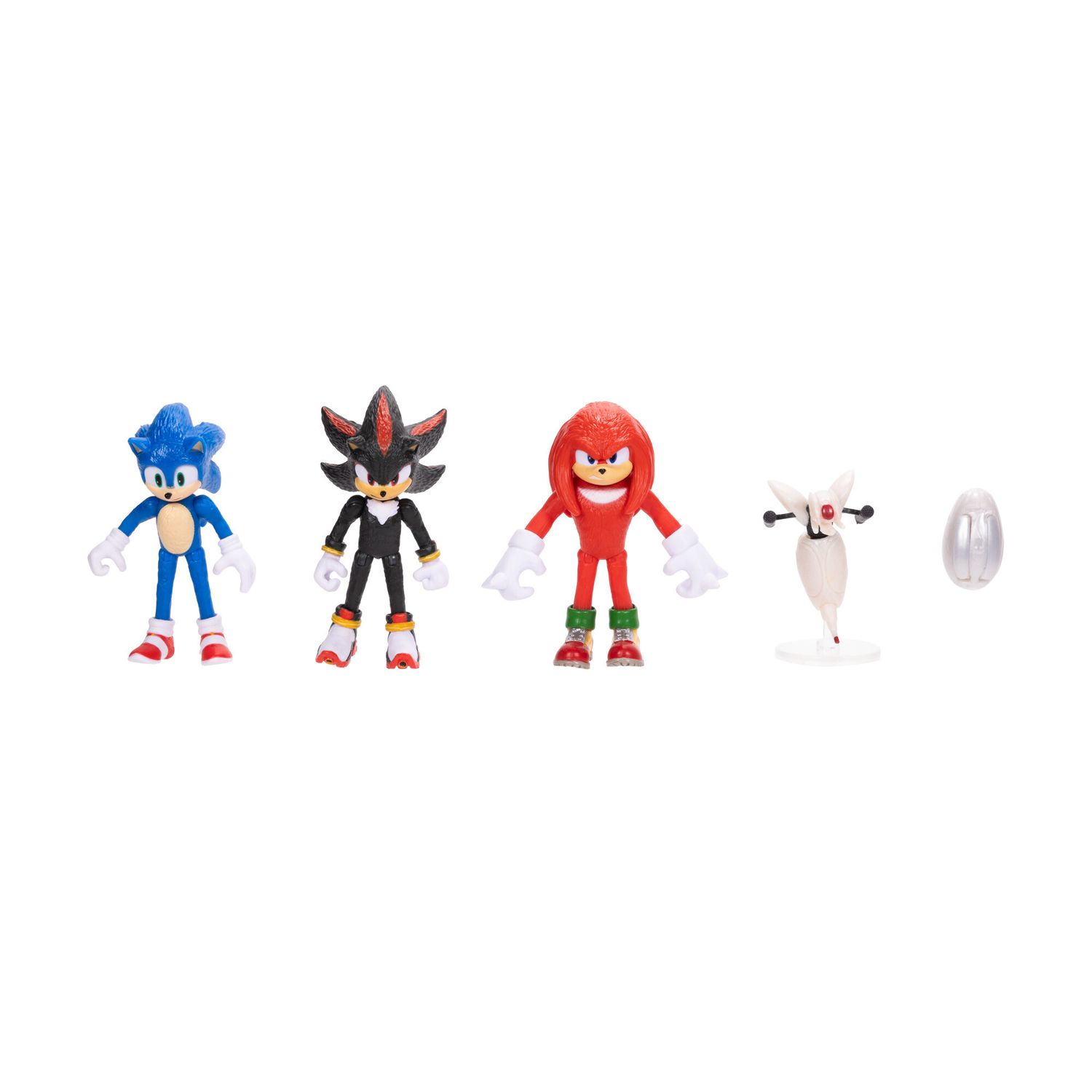 Sonic 3 movie multipack personaggi 6 cm wave 1 (sonic, knuckles, shadow, buzz bomber, drone) - Sonic