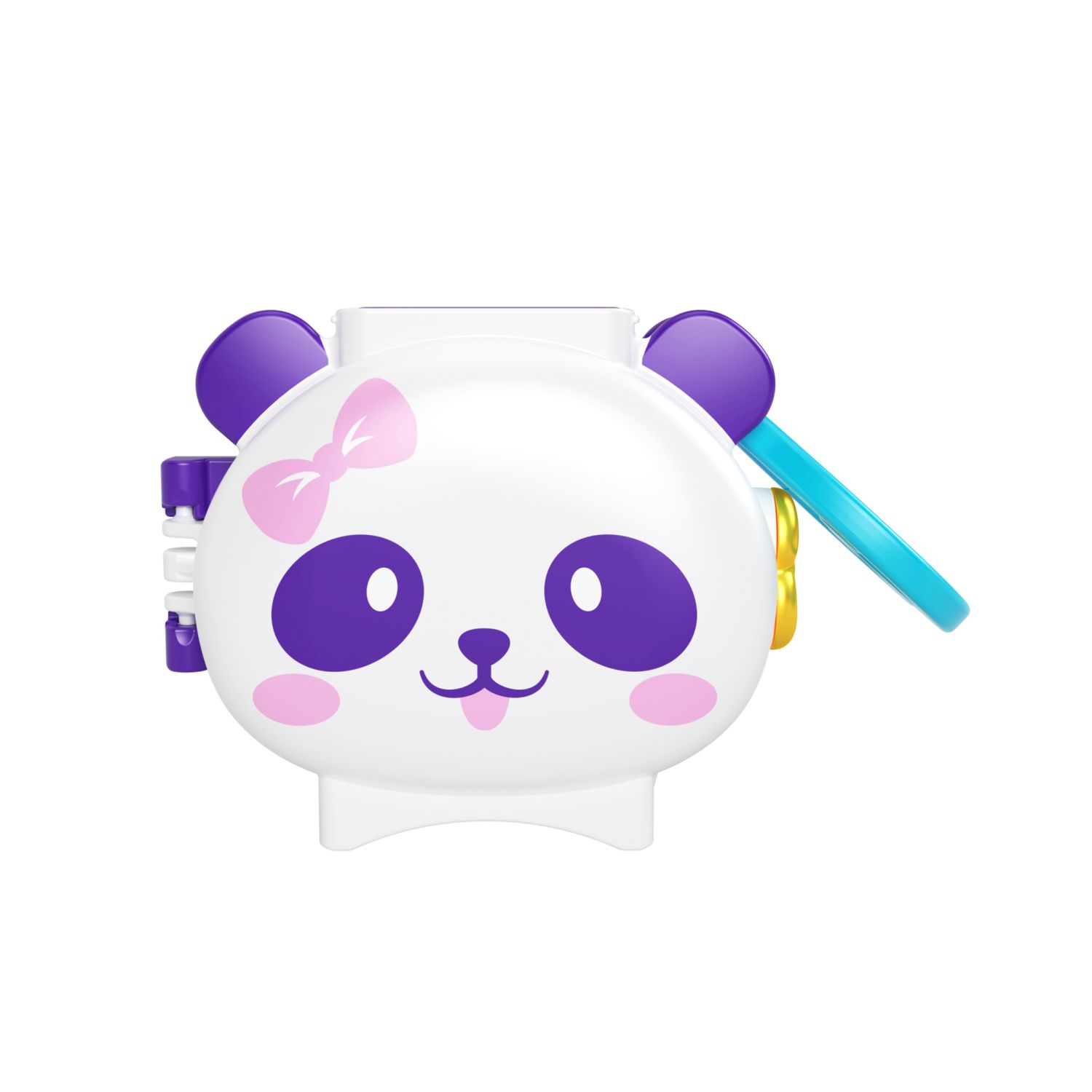 Polly pocket - cofanetto animaletto assortito, set apribile a forma di animale con 2 cuccioli e tanti accessori inclusi - Polly Pocket