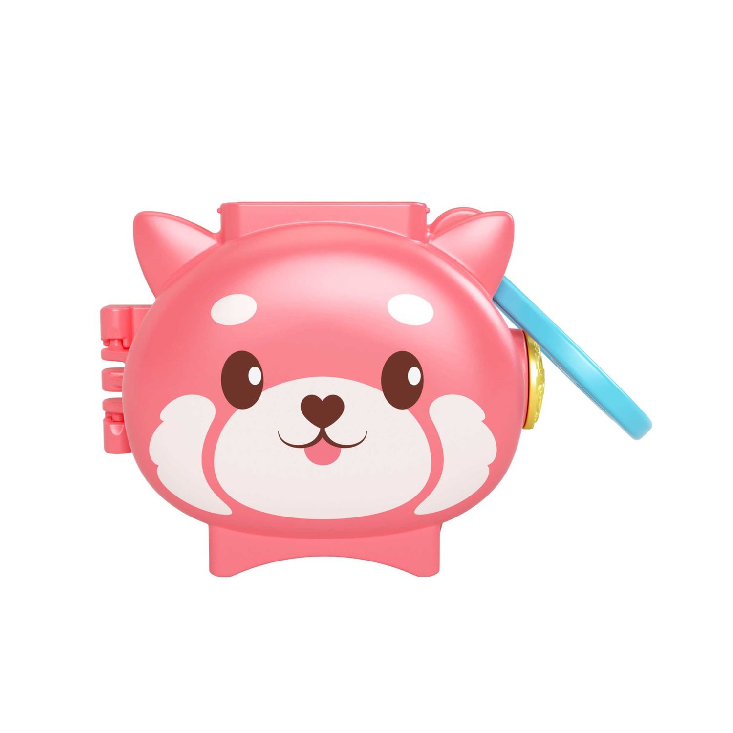 Polly pocket - cofanetto animaletto assortito, set apribile a forma di animale con 2 cuccioli e tanti accessori inclusi - Polly Pocket