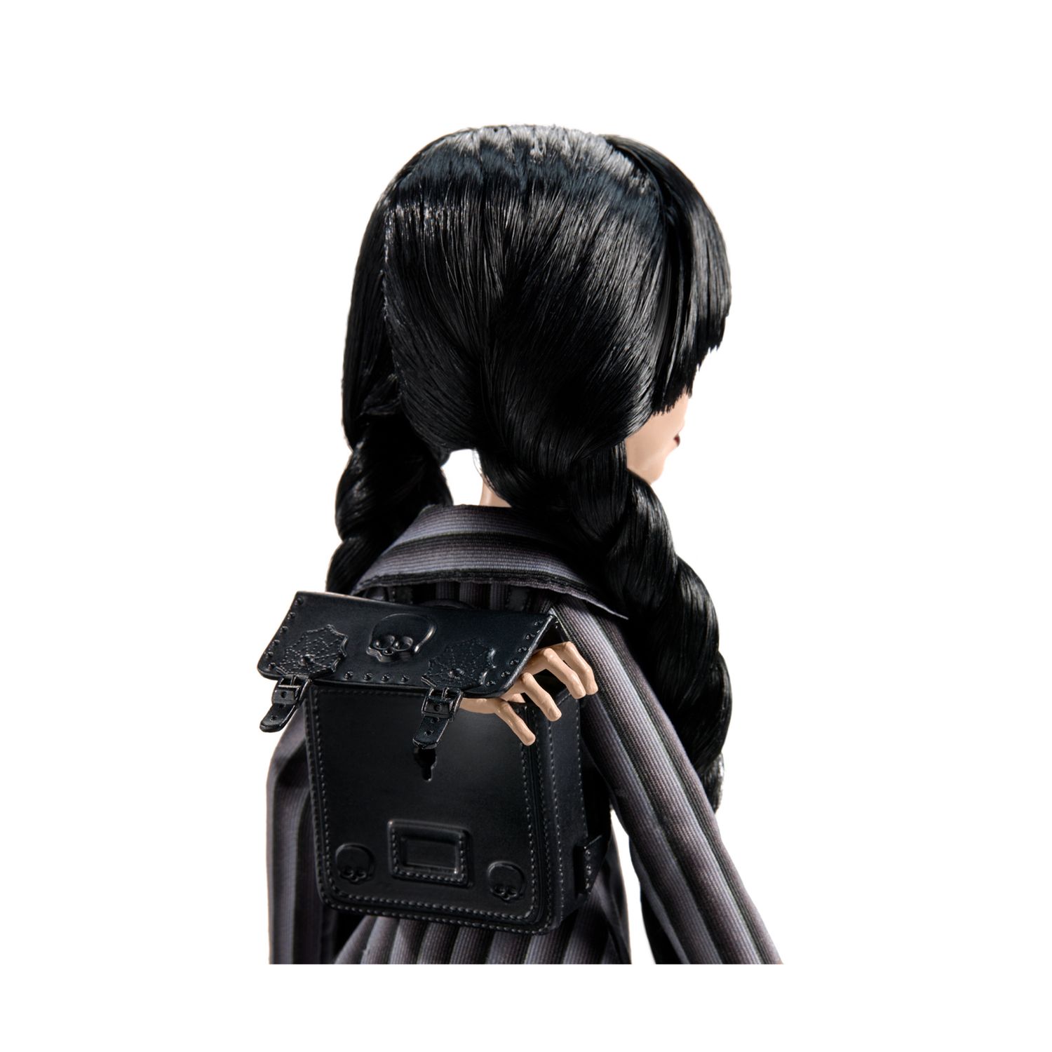 Monster high mercoledì - mercoledì addams, bambola da collezione in uniforme nevermore academy con mano e accessori premium - Monster High