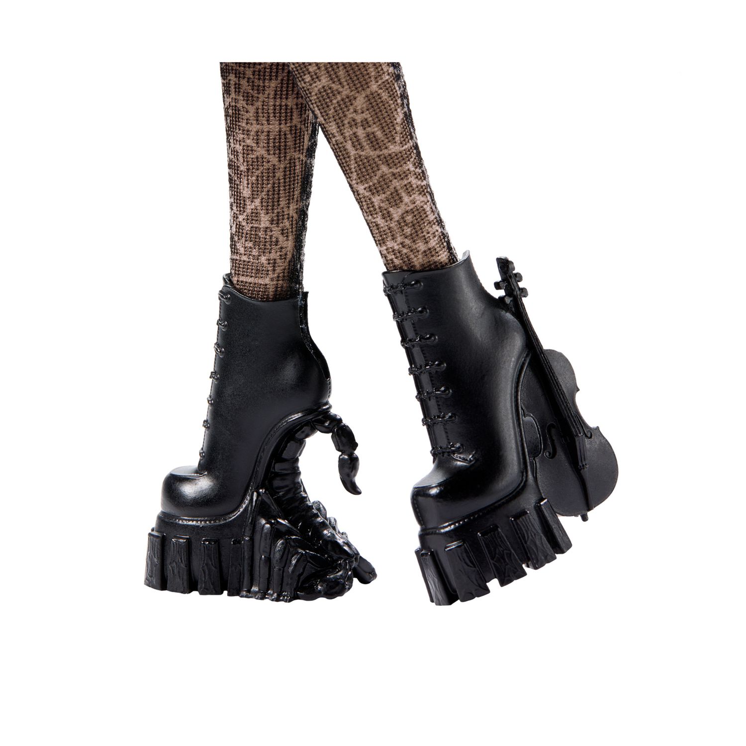 Monster high mercoledì - mercoledì addams, bambola da collezione in uniforme nevermore academy con mano e accessori premium - Monster High