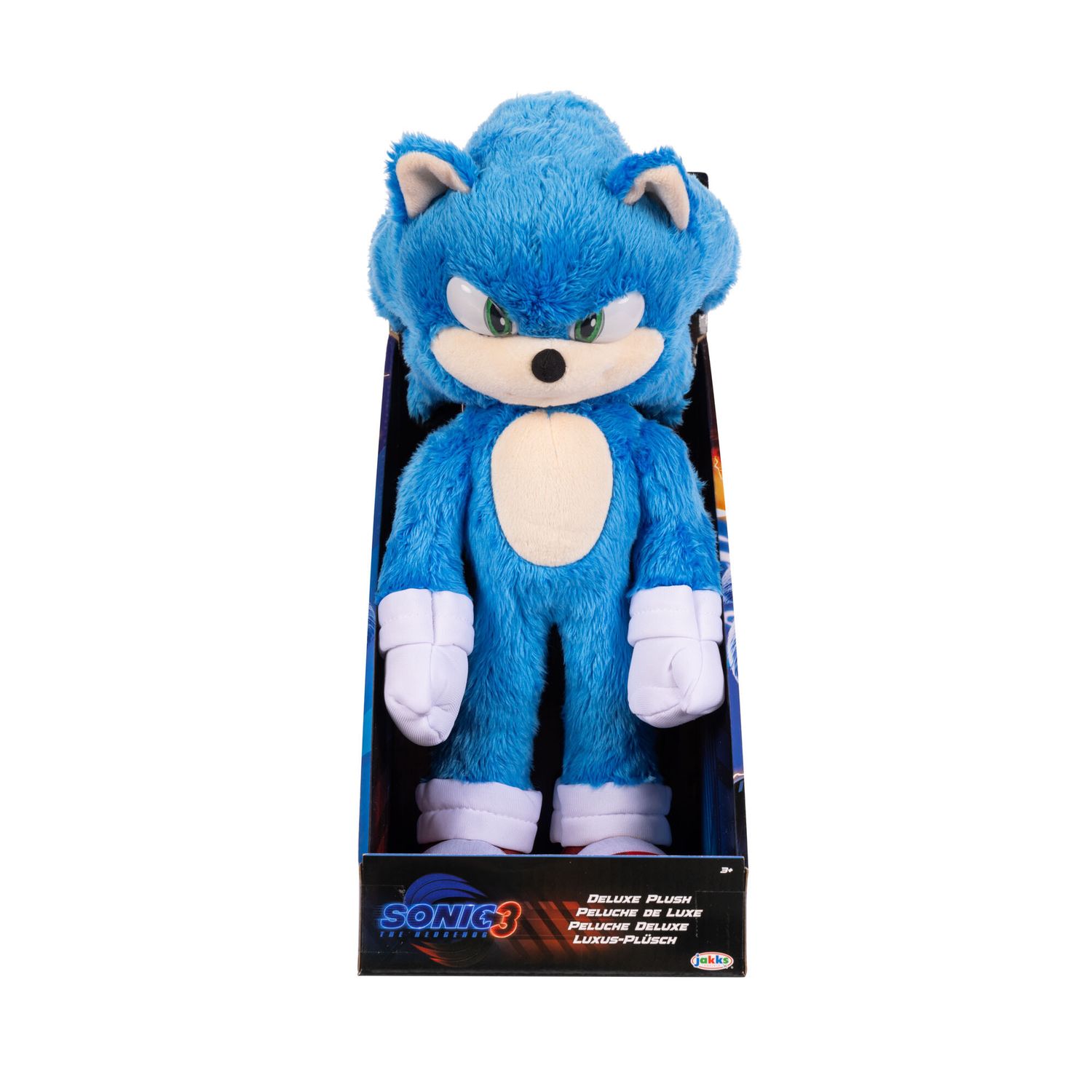 Sonic 3 movie peluche sonic 33 cm – morbidissimo e curato nei dettagli - Sonic