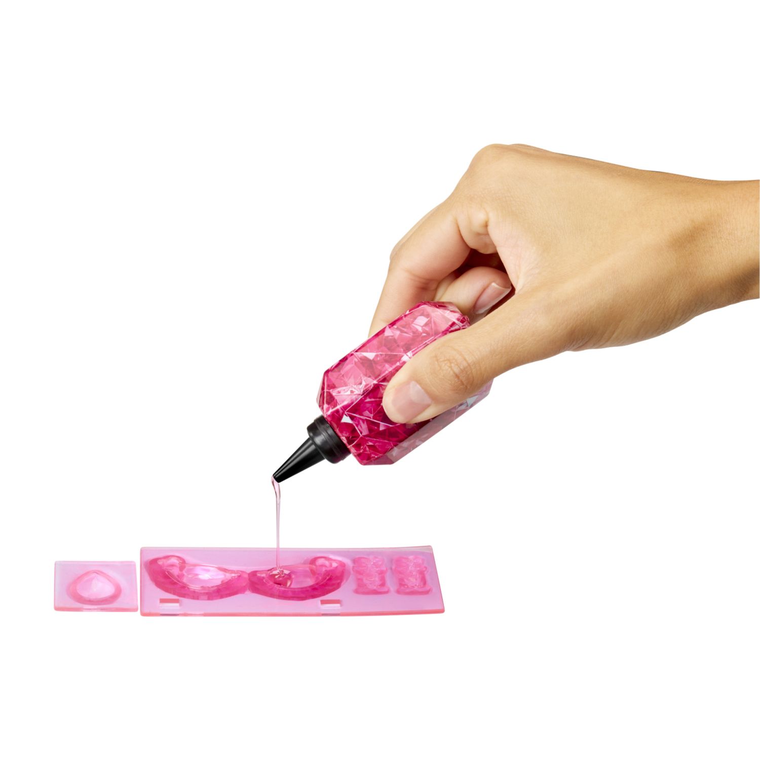 Rainbow high creative crystals bella - bambola fashion arcobaleno da 28 cm con kit per accessori di cristallo, anello per te, fai da te - Rainbow High