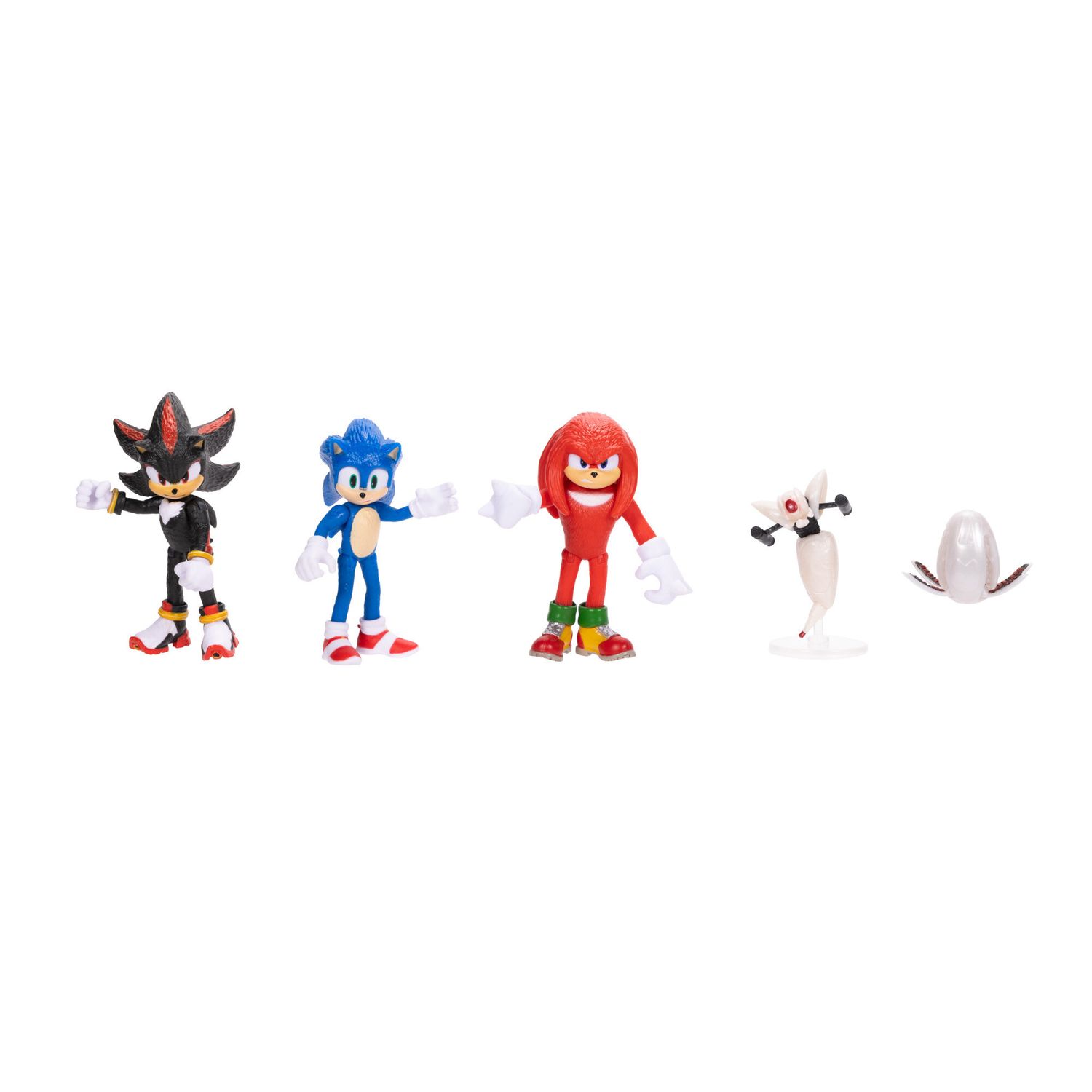 Sonic 3 movie multipack personaggi 6 cm wave 1 (sonic, knuckles, shadow, buzz bomber, drone) - Sonic