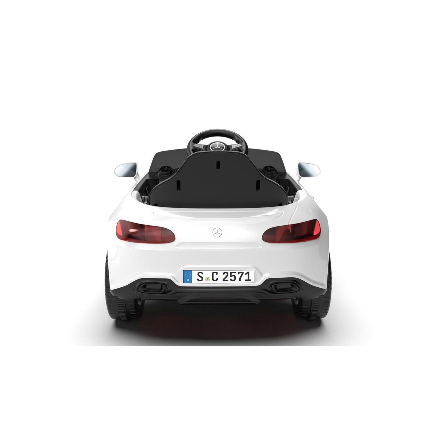 Mercedes cla45 12v bianca per bambini – auto elettrica con design elegante - LAMAS