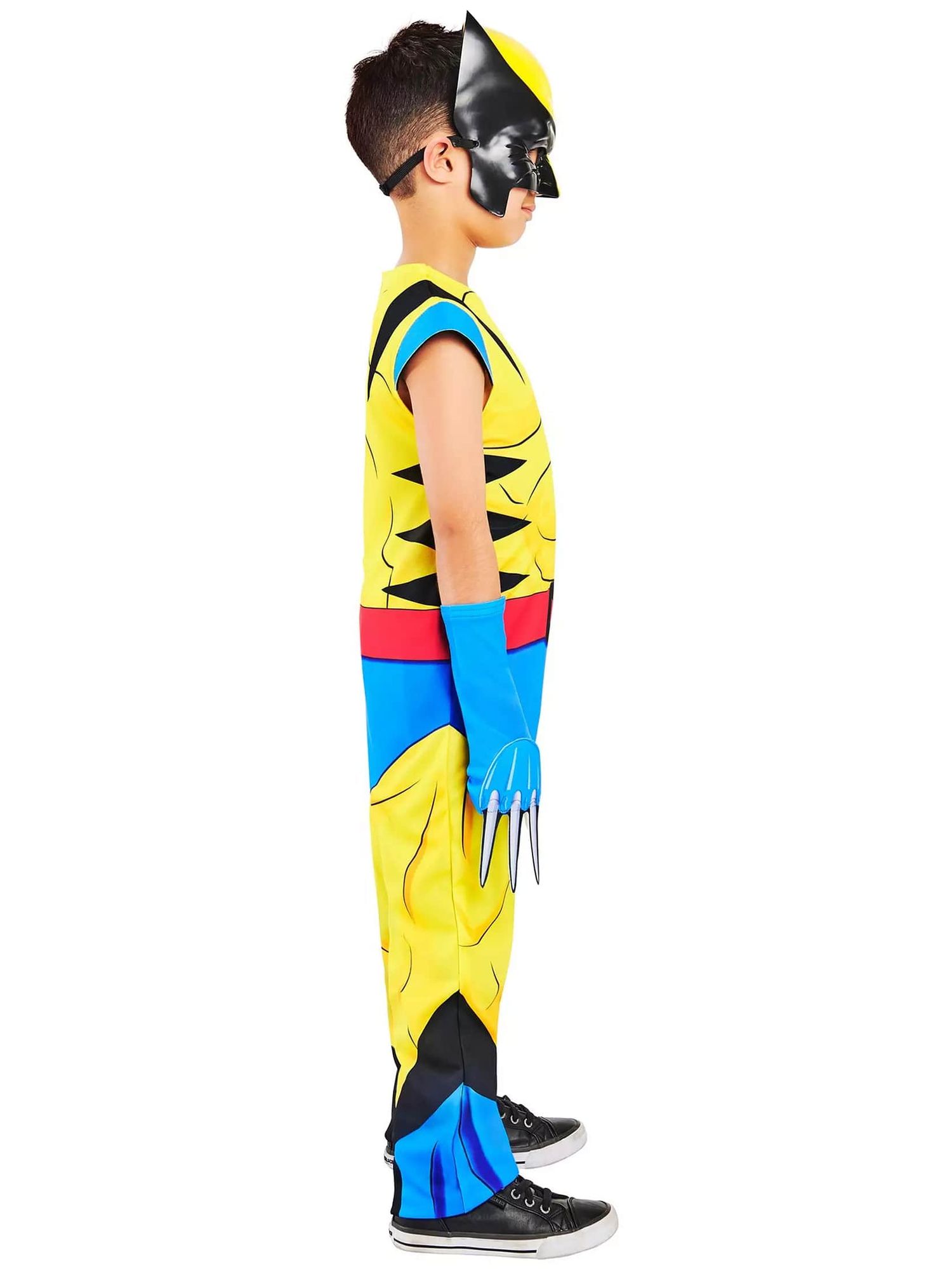 Costume wolverine per bambino - tuta intera, guanti e maschera - disponibile in diverse taglie - RUBIE'S